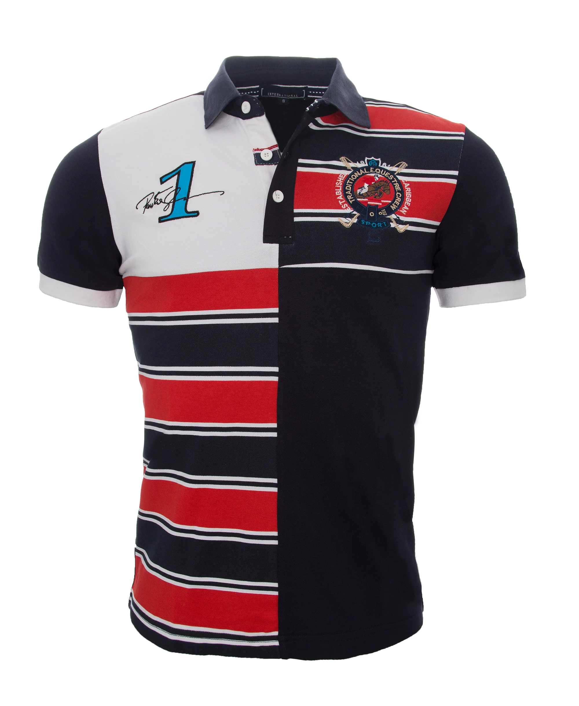 Herren Polo T-Shirt mit Logo Regular Fit H-044 - Image 6