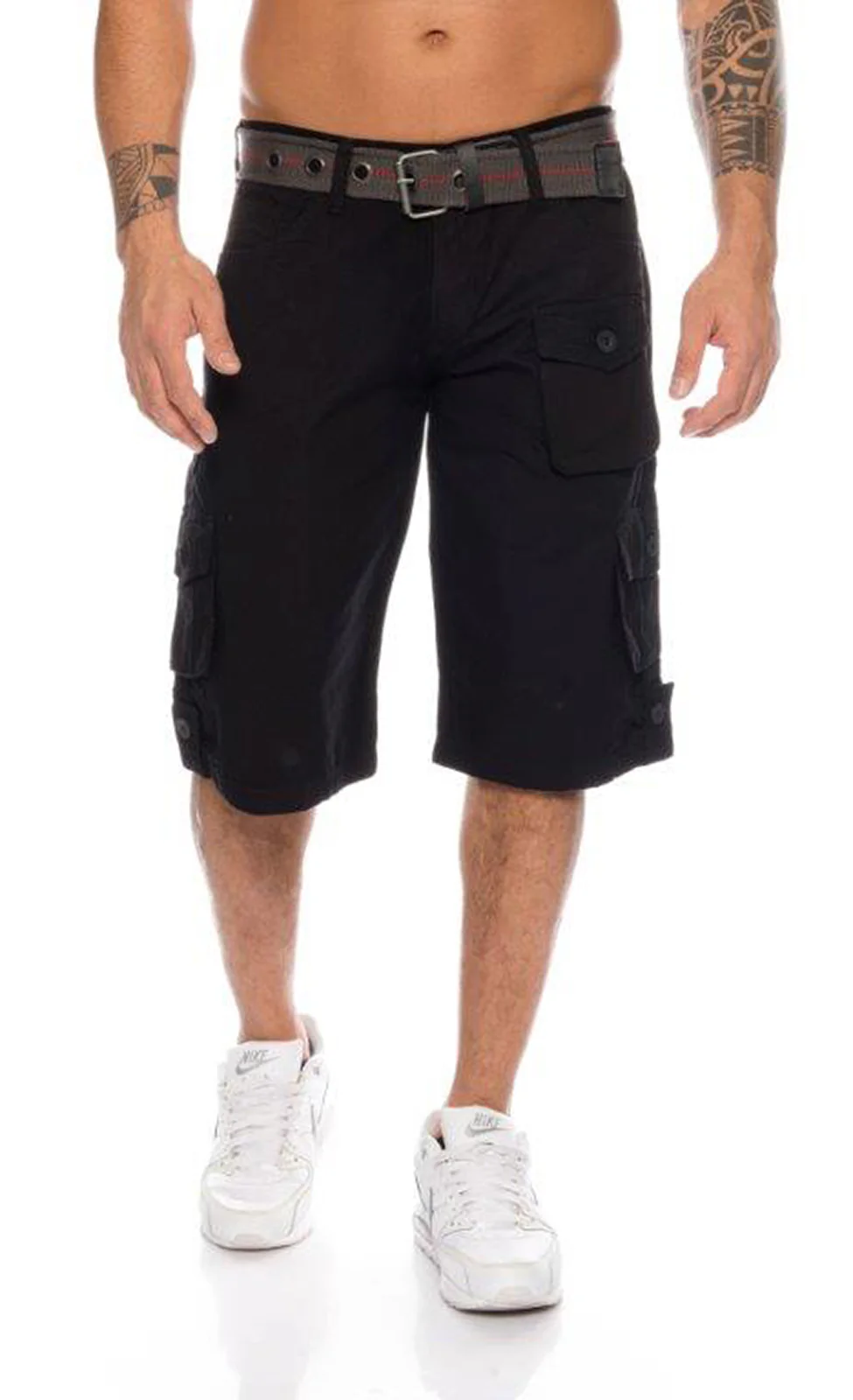 Herren Shorts Regular Fit Cargoshorts H-147 - Image 4
