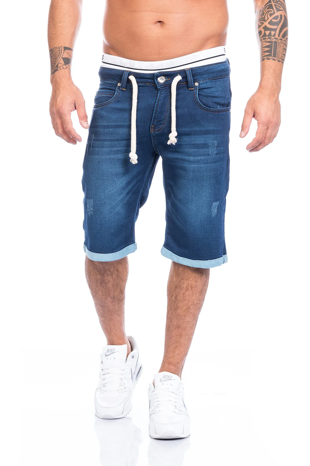 Herren Shorts Sweatshorts Jeans-Style LL-03