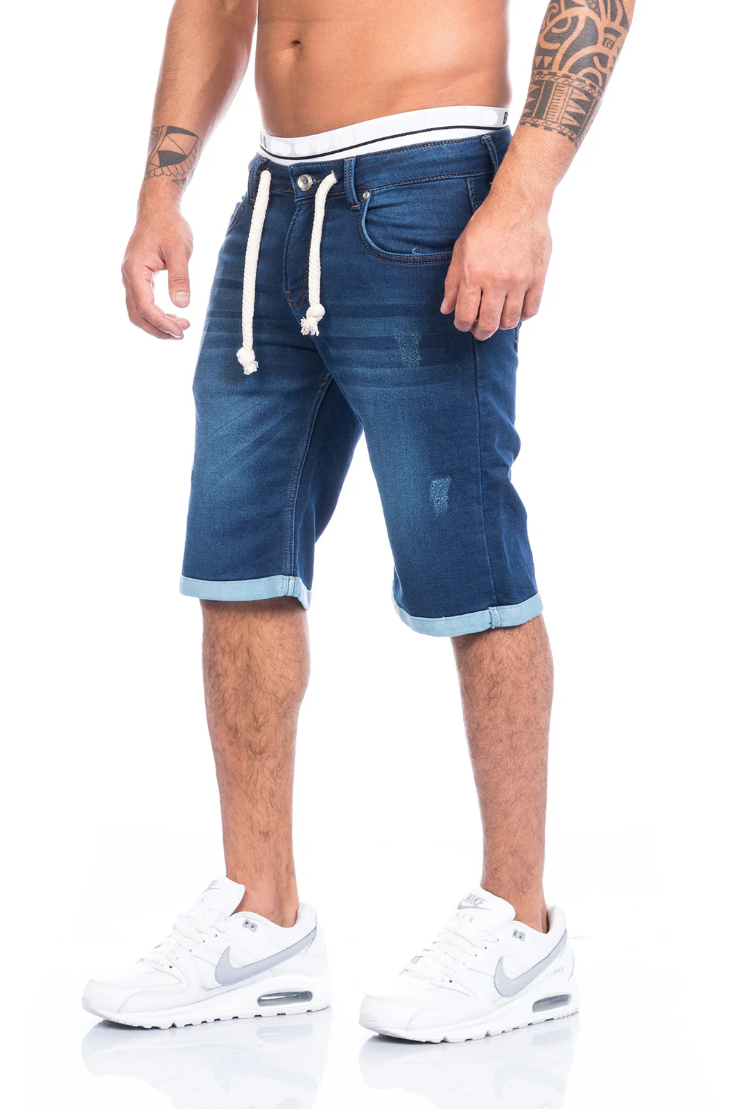 Herren Shorts Sweatshorts Jeans-Style LL-03 - Image 2