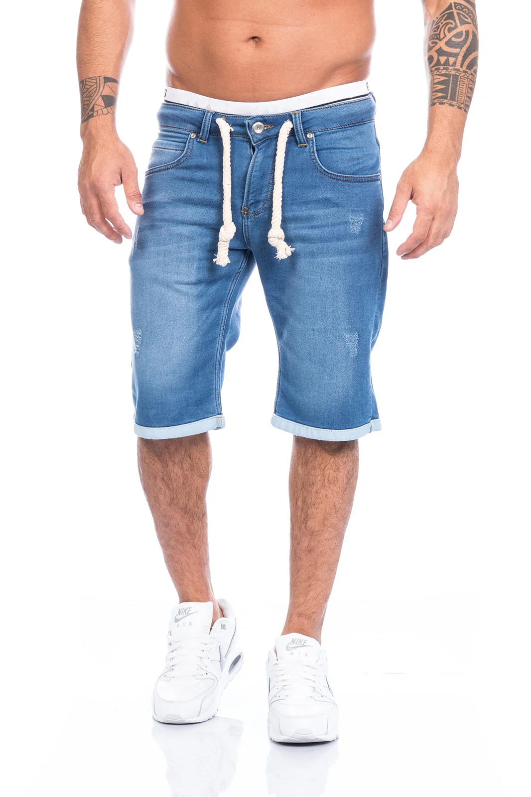Herren Sweat Shorts Jeans-Style Bermuda LL-02