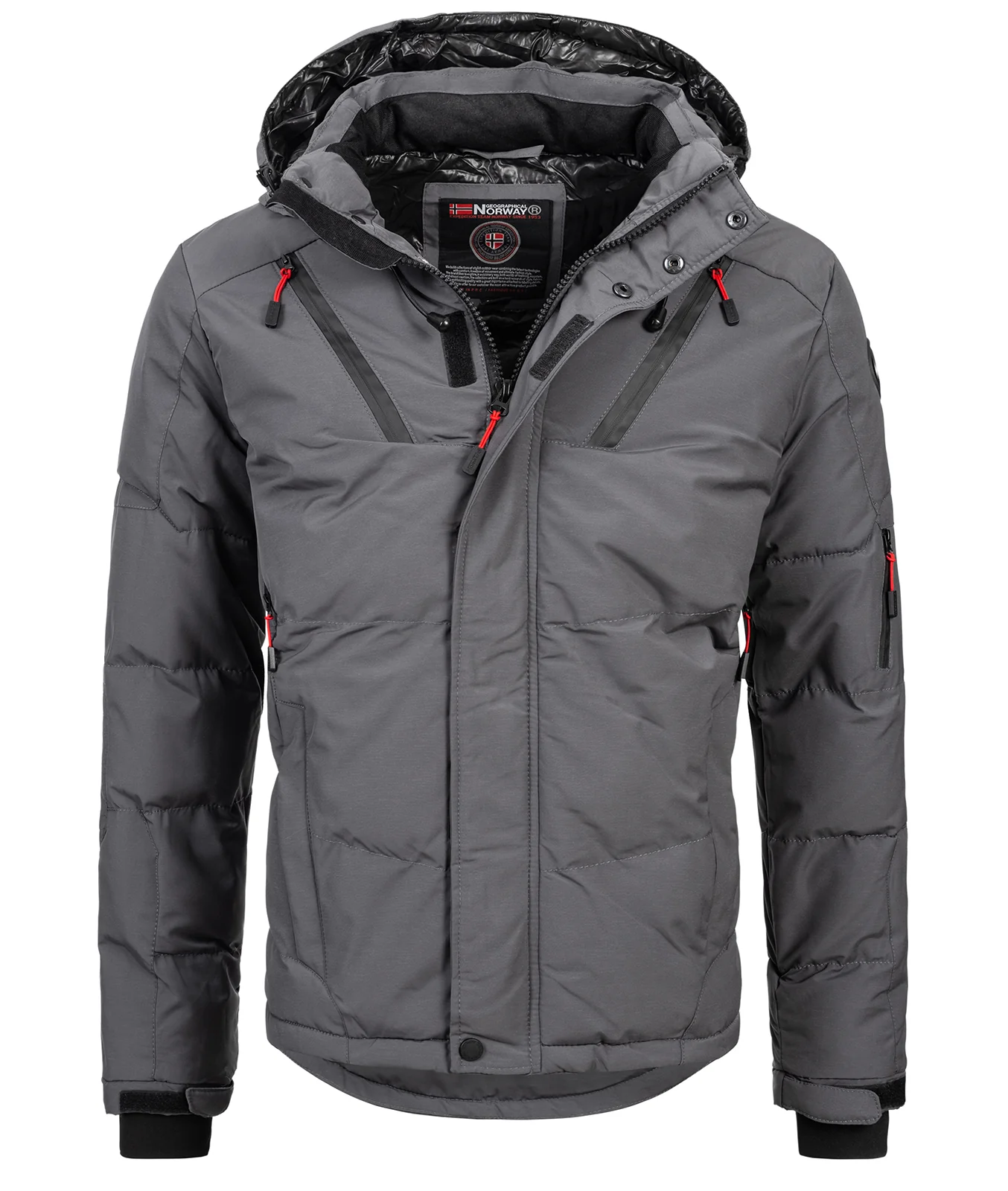 Herren Winter Jacke mit Kapuze H-240 - Image 4