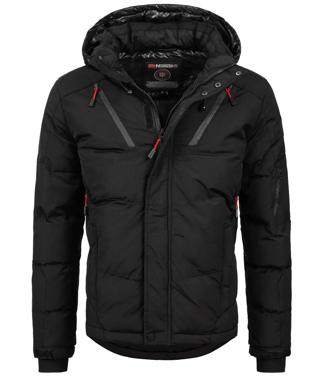 Herren Winter Jacke mit Kapuze H-240 - Image 7