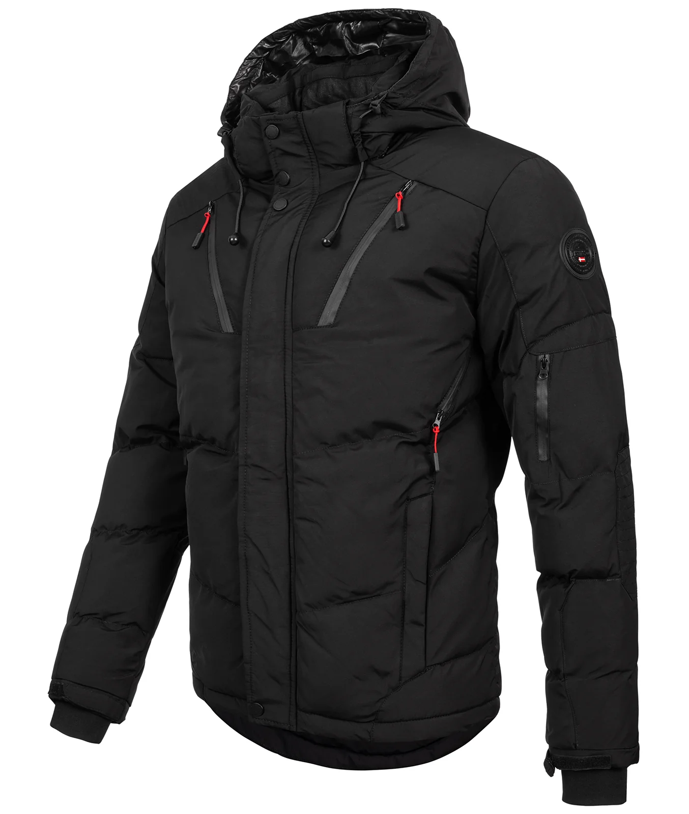 Herren Winter Jacke mit Kapuze H-240 - Image 8