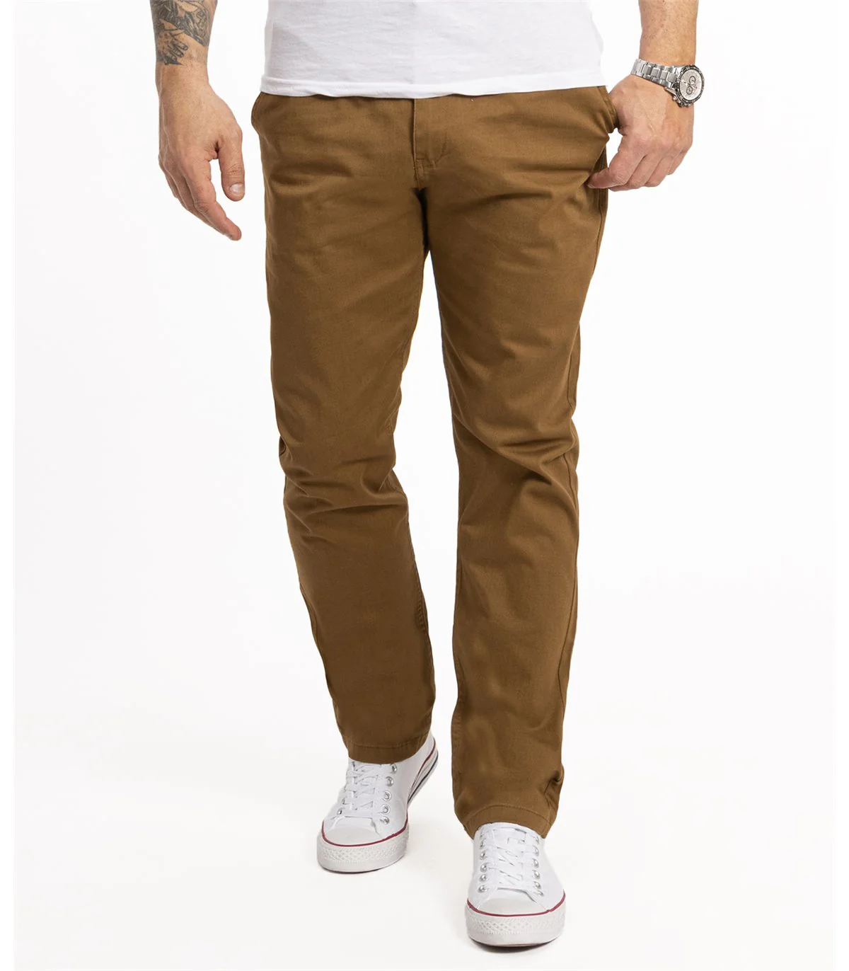 Indumentum Herren Chino Hose Regular Fit IR-506 - Image 14