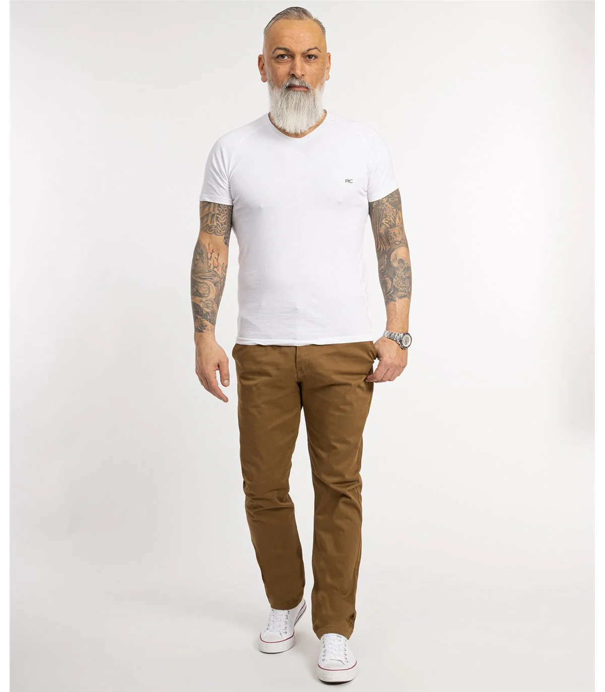 Indumentum Herren Chino Hose Regular Fit IR-506 - Image 17