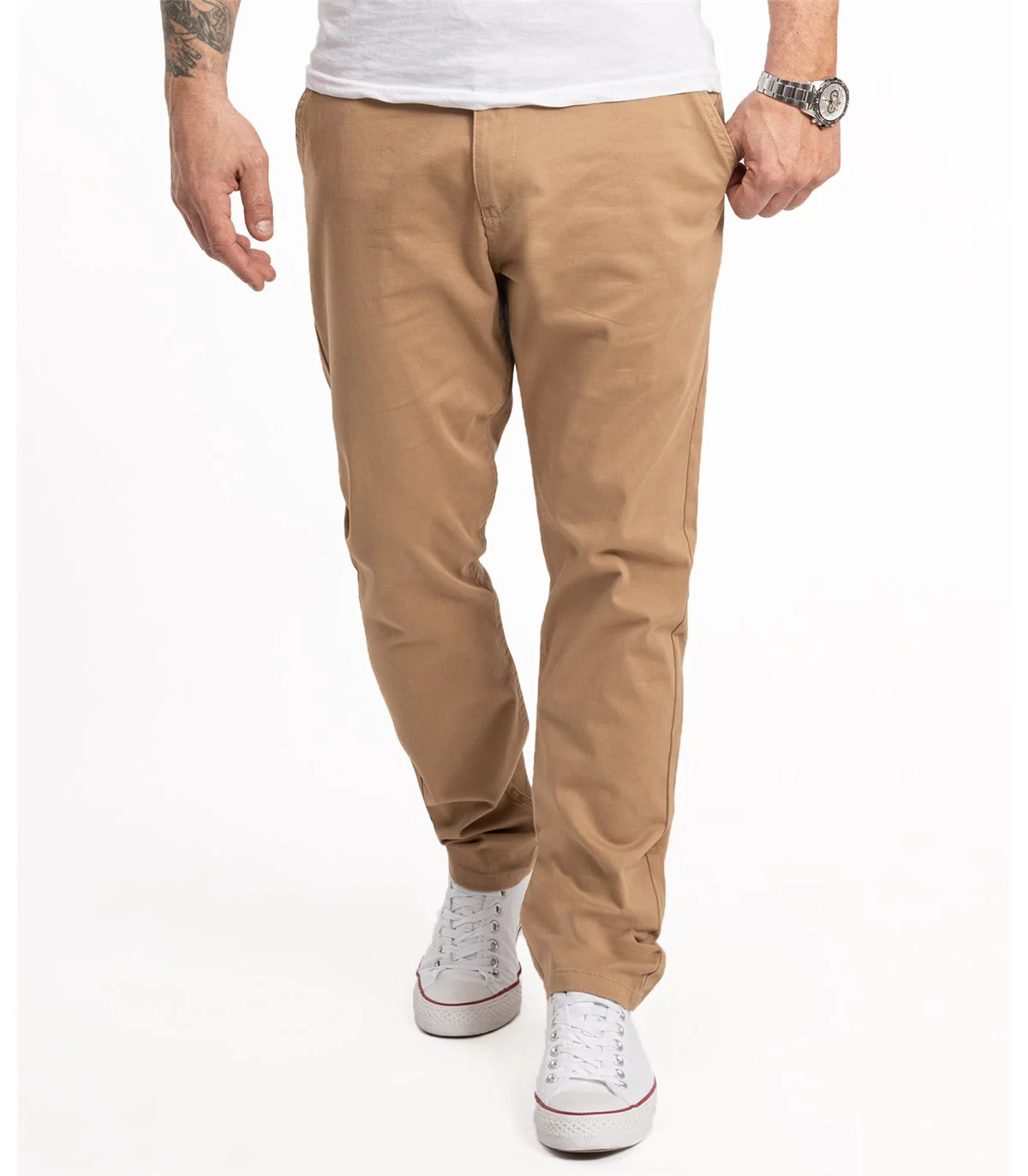 Indumentum Herren Chino Hose Regular Fit IR-506 - Image 19