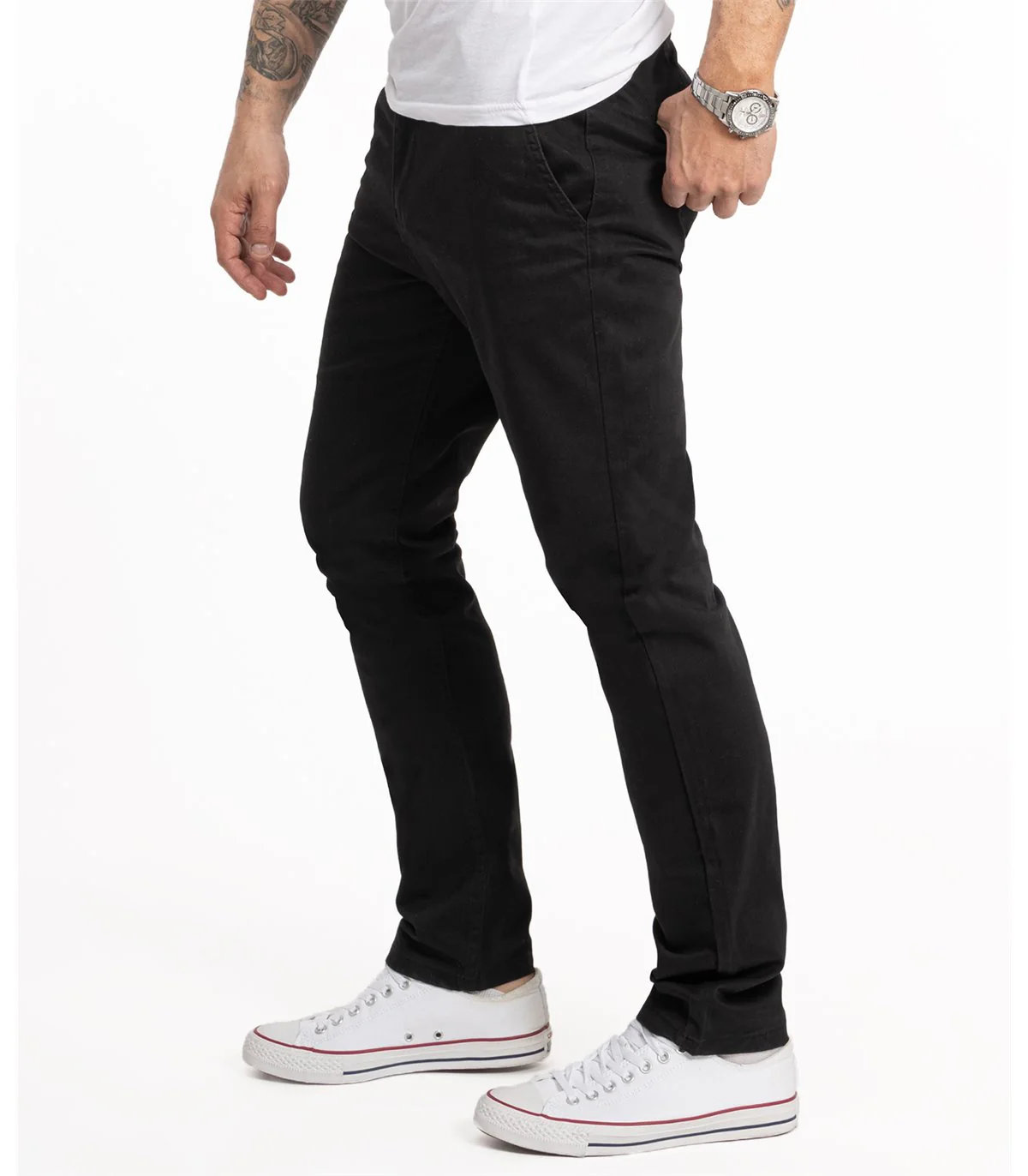 Indumentum Herren Chino Hose Regular Fit IR-506 - Image 2