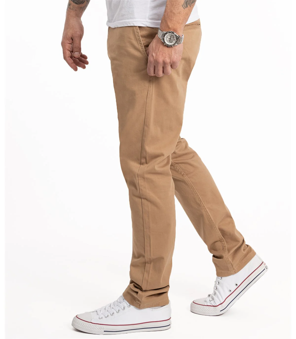 Indumentum Herren Chino Hose Regular Fit IR-506 - Image 20