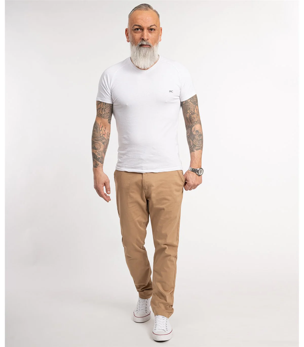Indumentum Herren Chino Hose Regular Fit IR-506 - Image 22