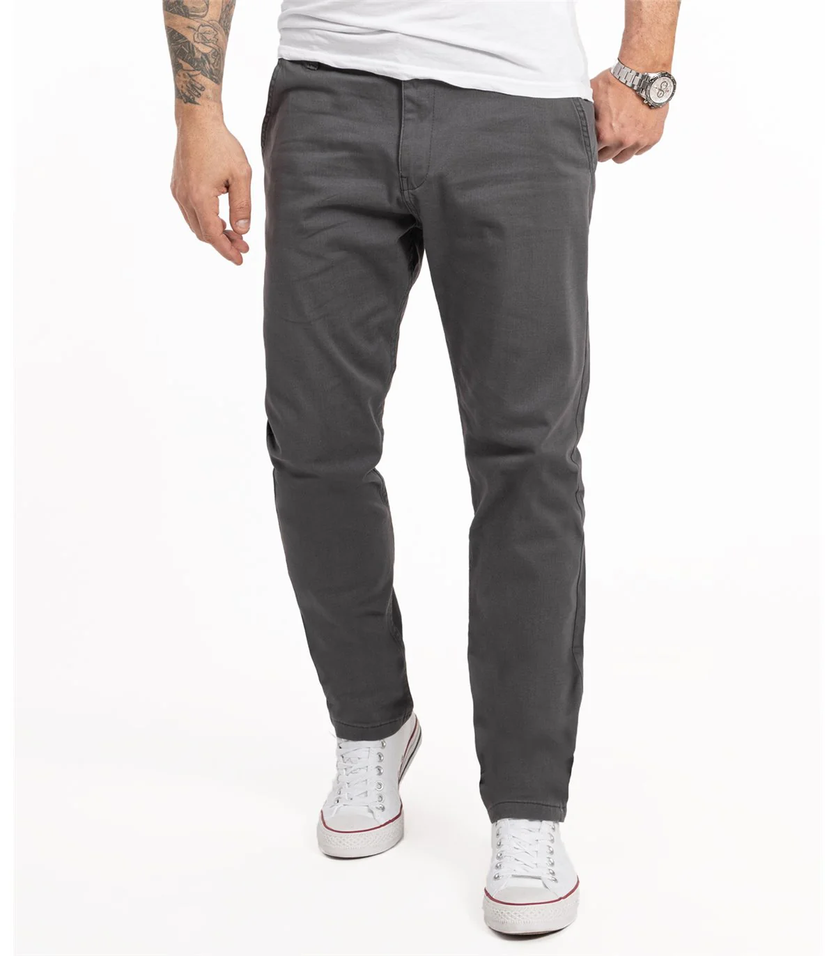 Indumentum Herren Chino Hose Regular Fit IR-506 - Image 24