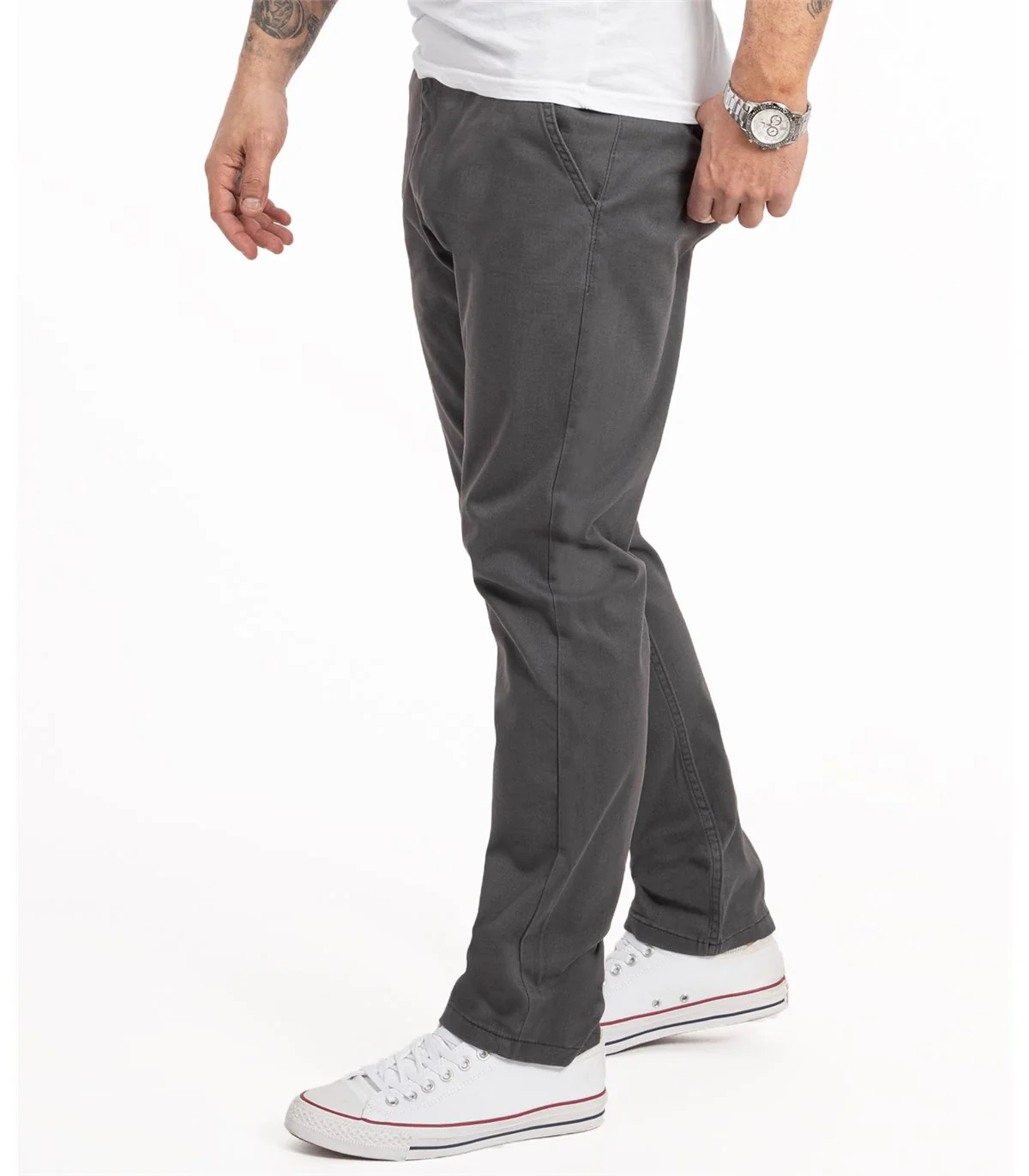 Indumentum Herren Chino Hose Regular Fit IR-506 - Image 25