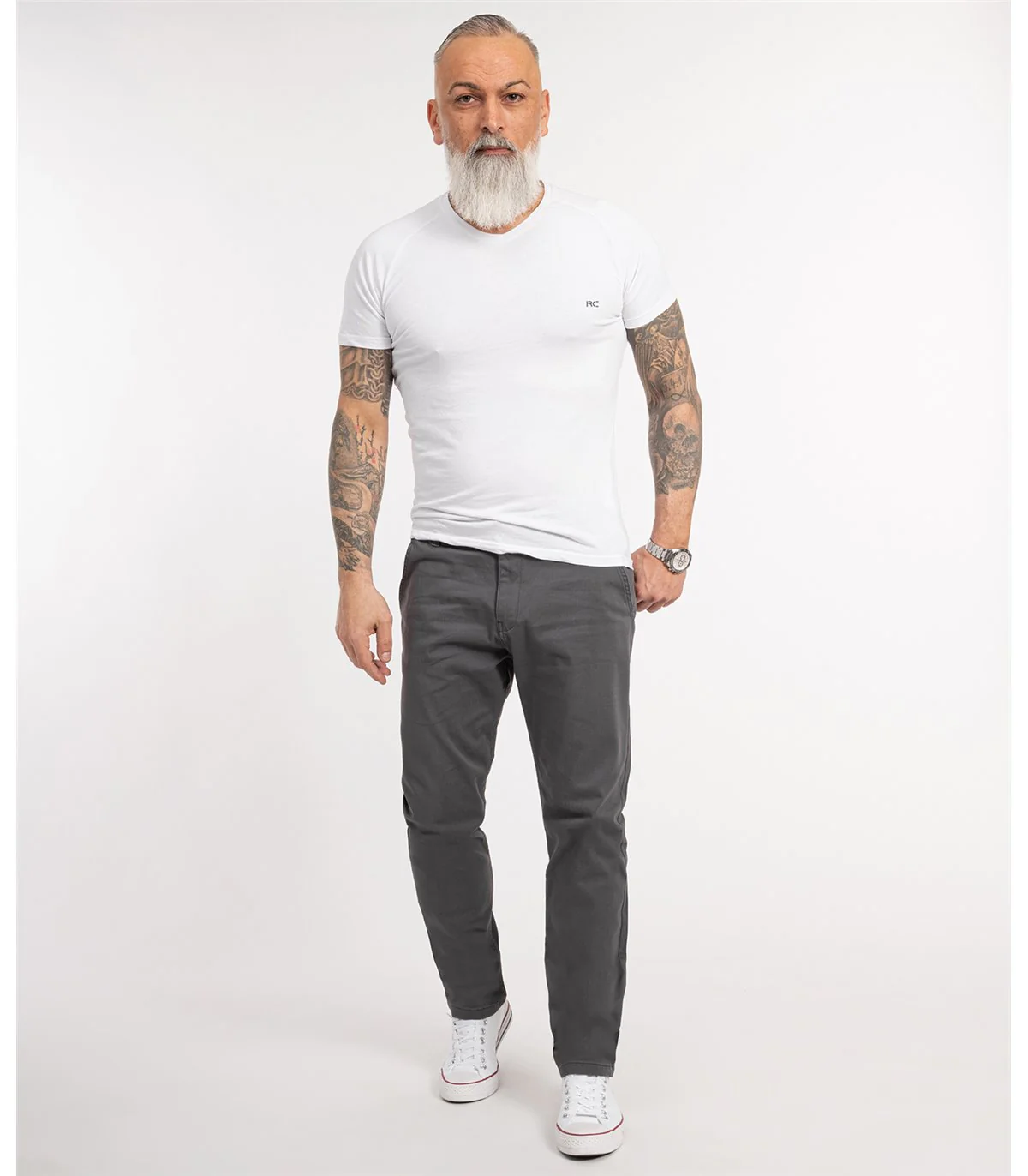 Indumentum Herren Chino Hose Regular Fit IR-506 - Image 27