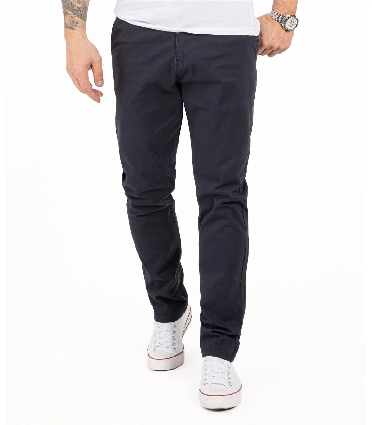 Indumentum Herren Chino Hose Regular Fit IR-506 - Image 29