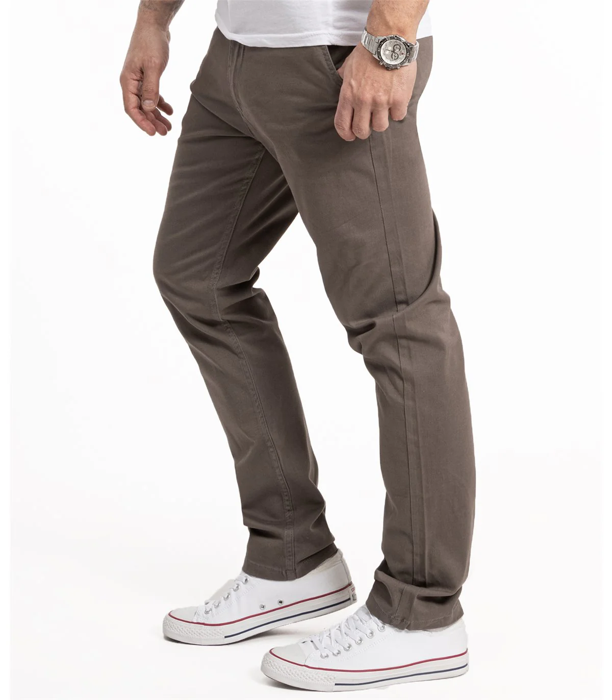 Indumentum Herren Chino Hose Regular Fit IR-506 - Image 34