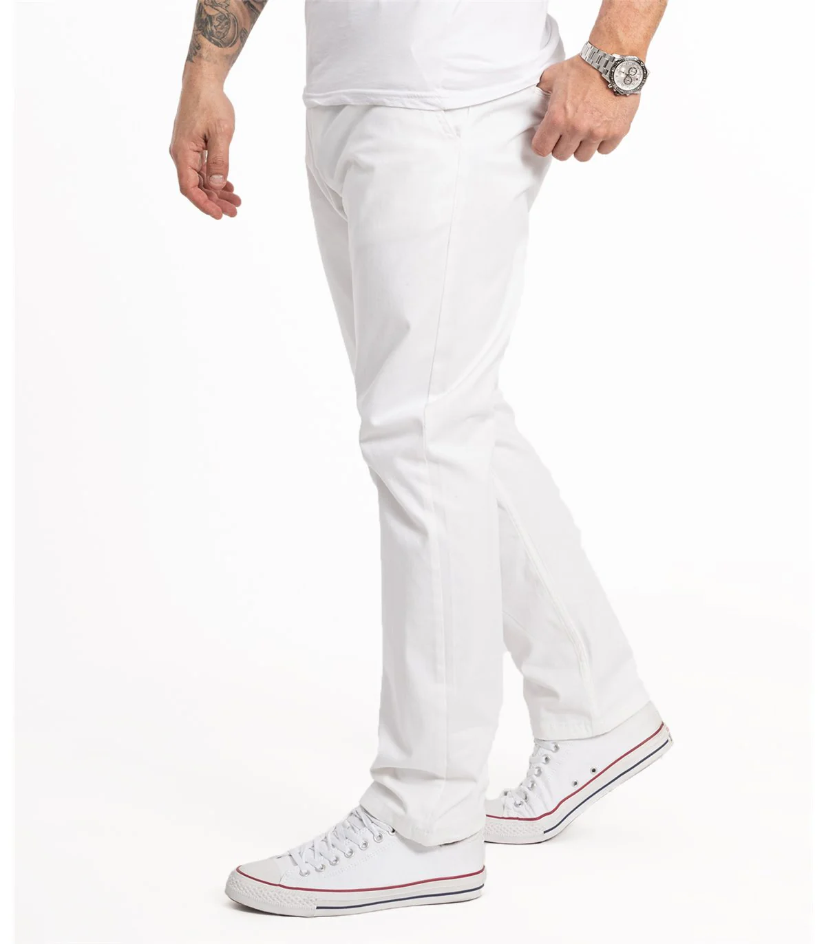 Indumentum Herren Chino Hose Regular Fit IR-506 - Image 43