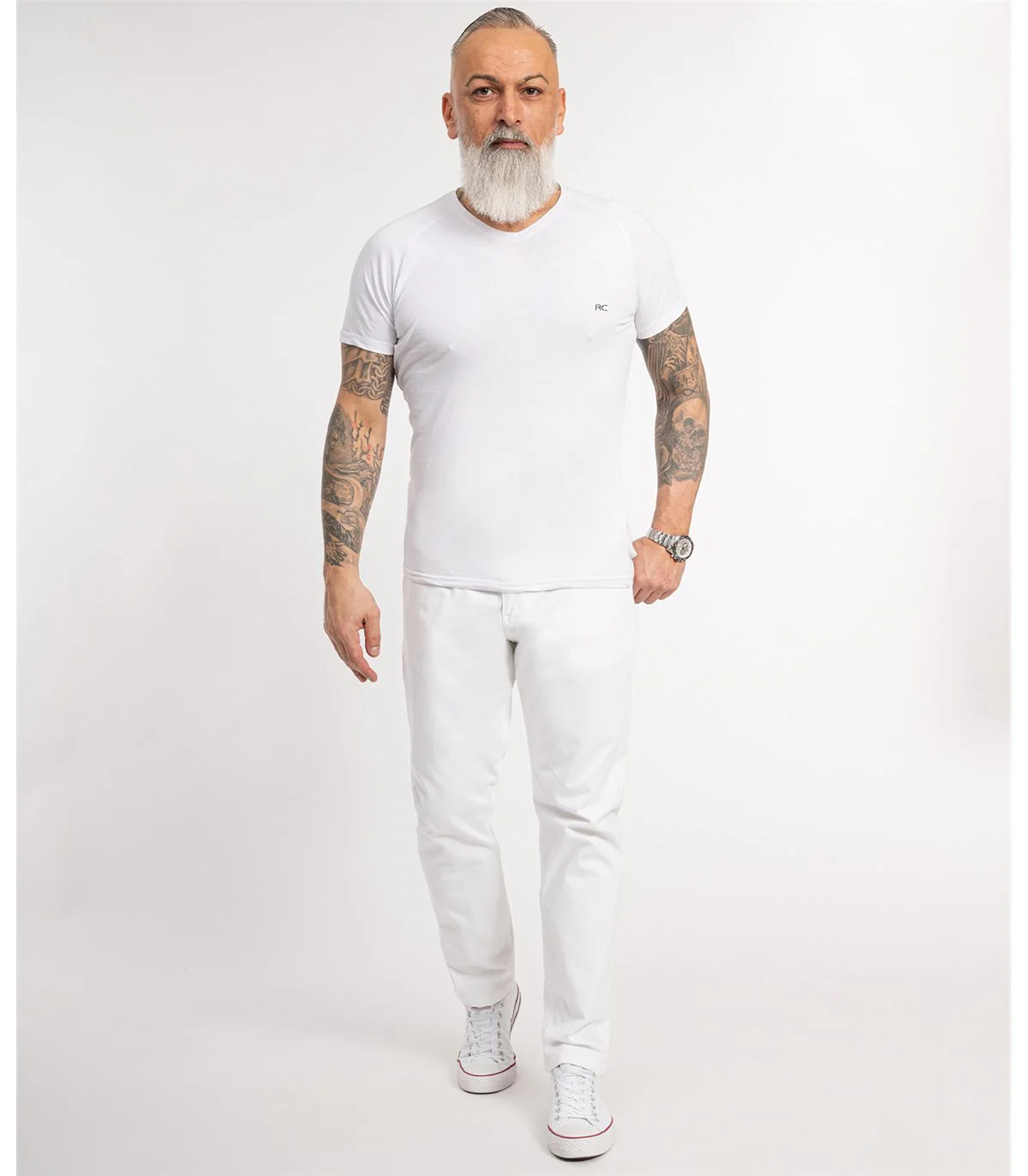 Indumentum Herren Chino Hose Regular Fit IR-506 - Image 45