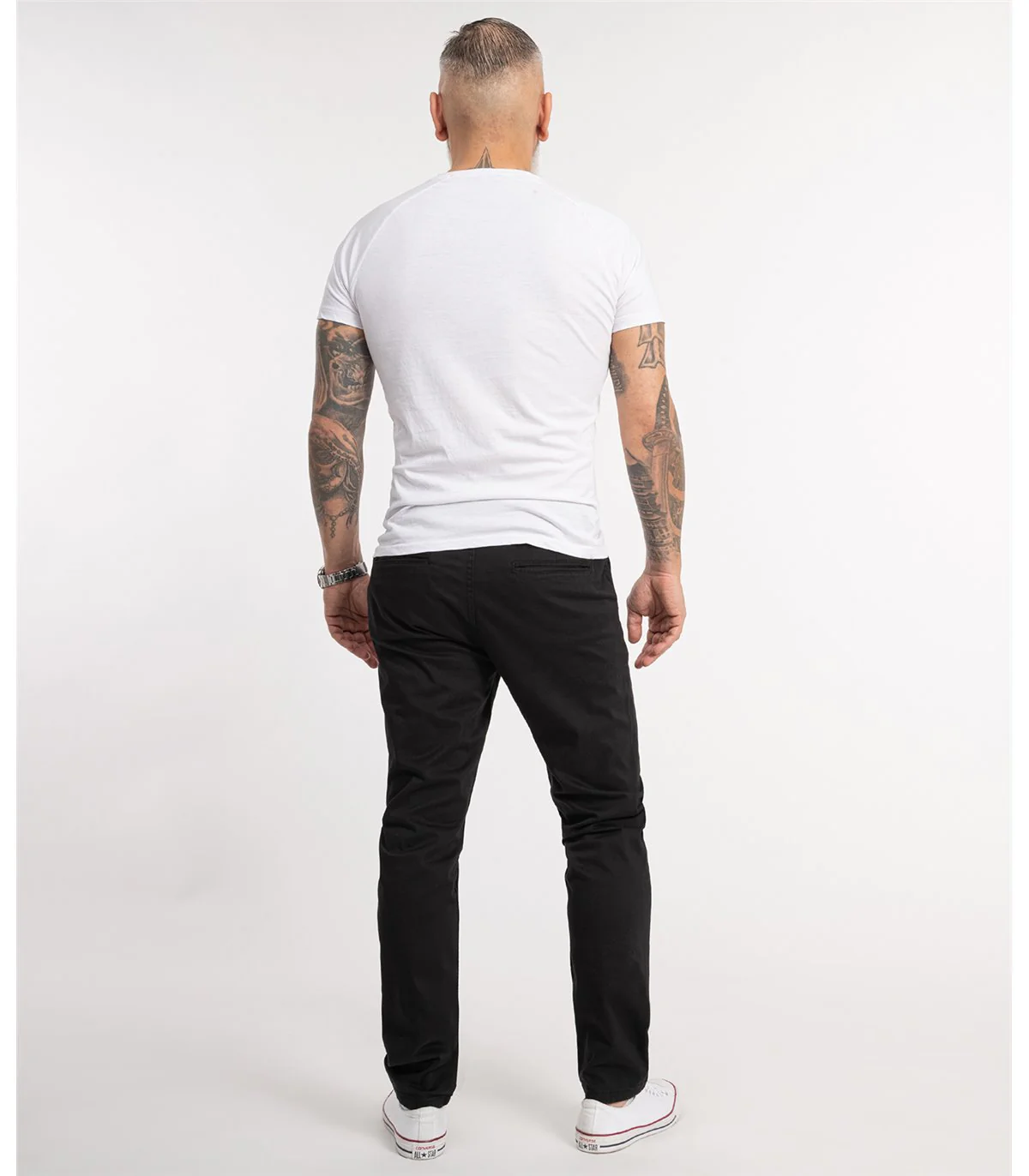 Indumentum Herren Chino Hose Regular Fit IR-506 - Image 5