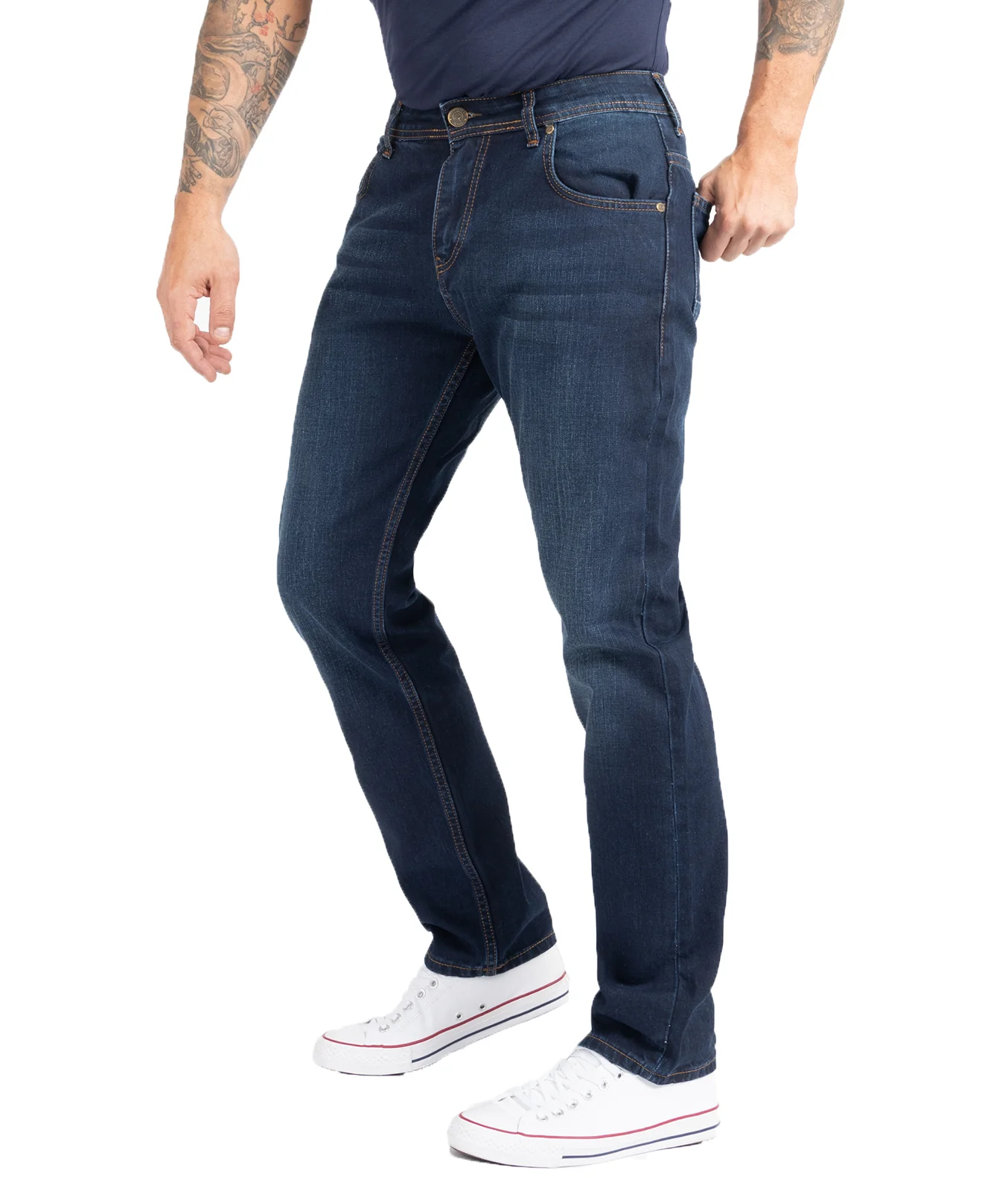 Indumentum Herren Jeans Comfort Fit Blau IC-700 - Image 2