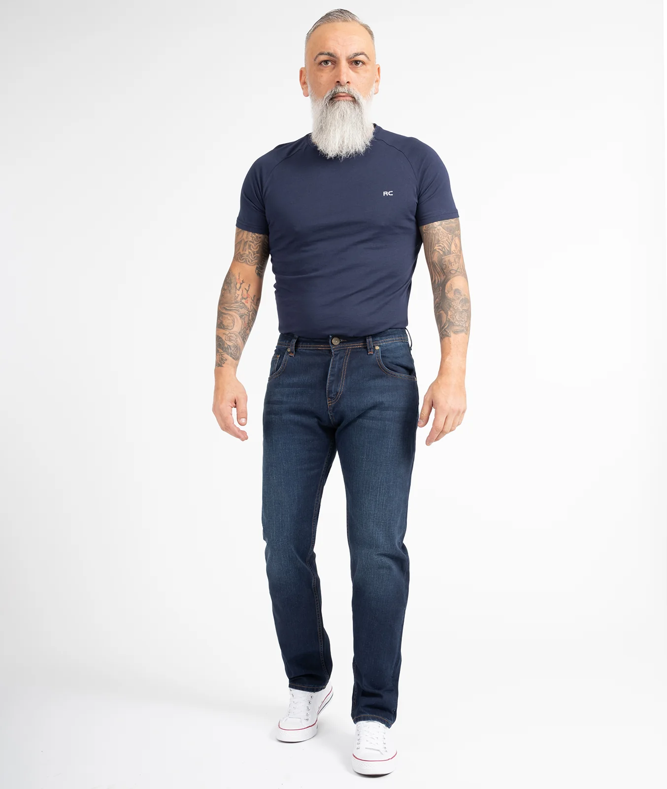 Indumentum Herren Jeans Comfort Fit Blau IC-700 - Image 4