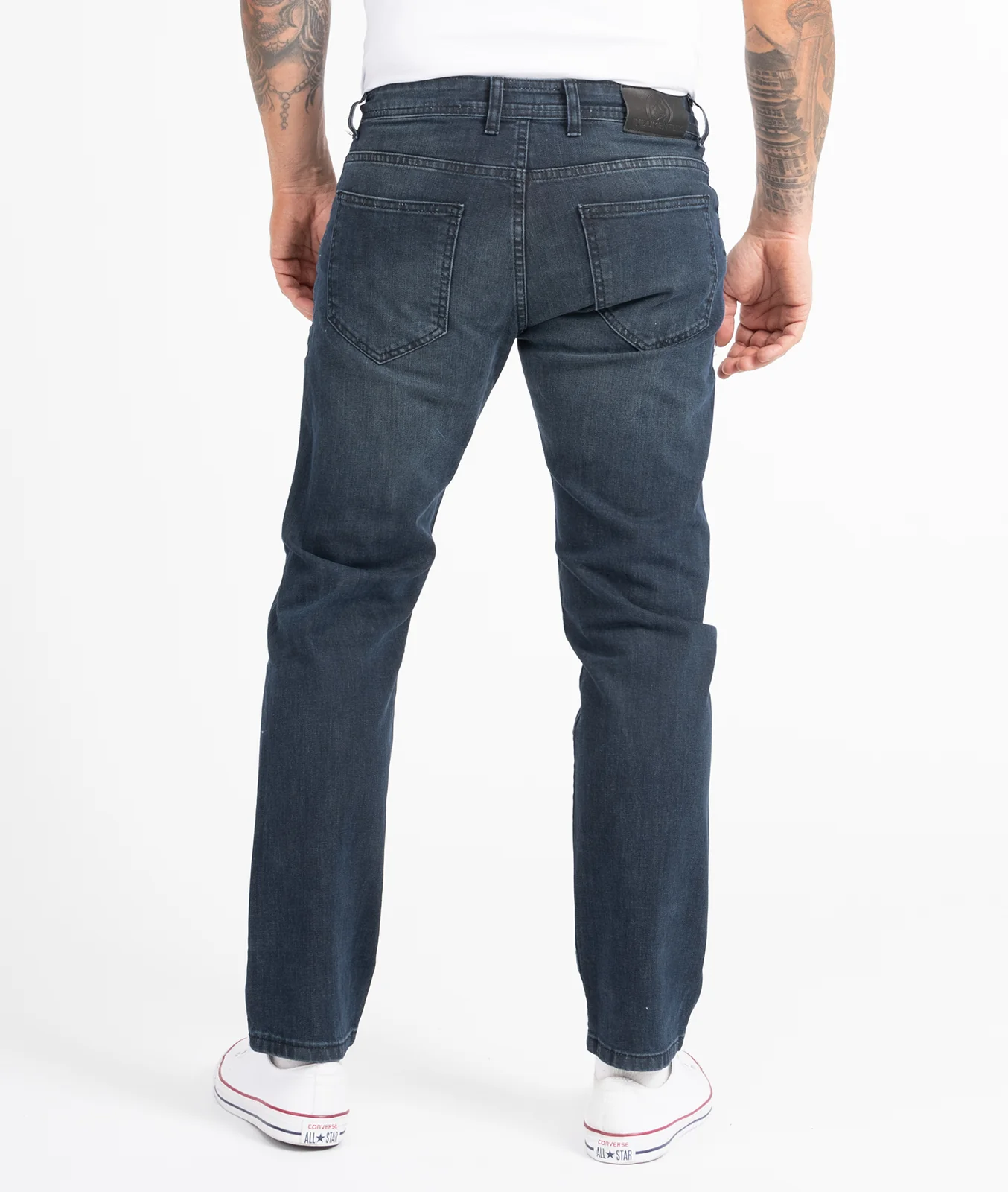 Indumentum Herren Jeans Regular Fit Blau IR-505 - Image 3