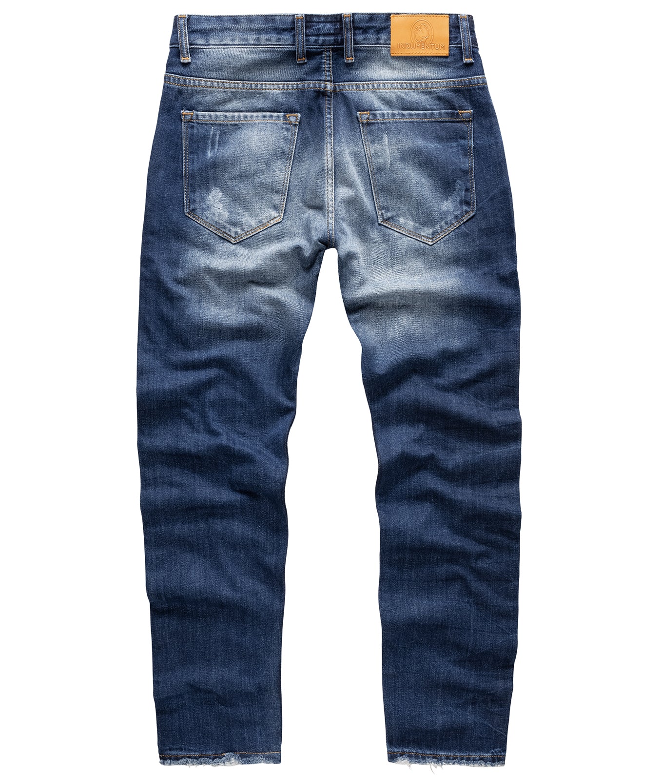 Indumentum Herren Jeans Regular Fit Dunkelblau IR-503 - Image 9
