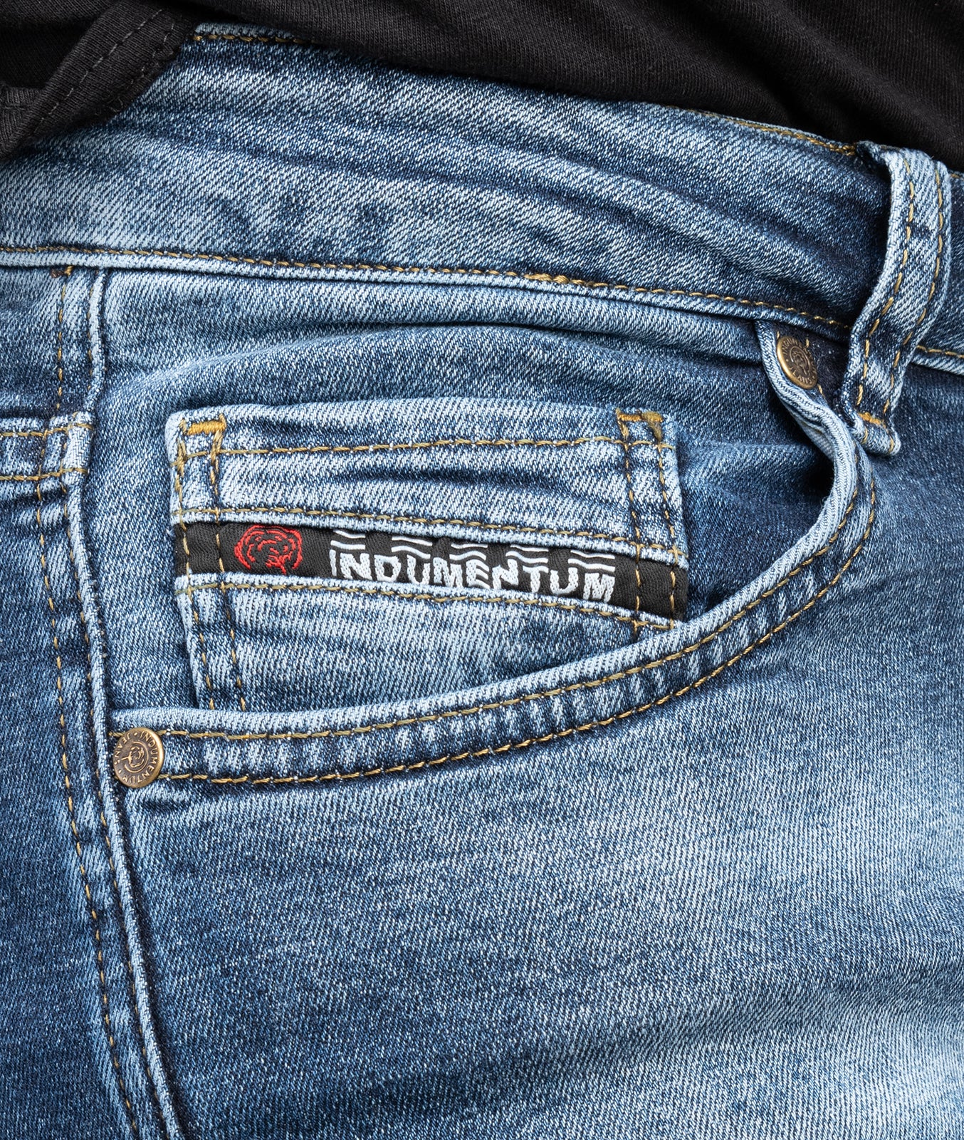 Indumentum Herren Jeans Slim Fit Blau IS-300 - Image 3