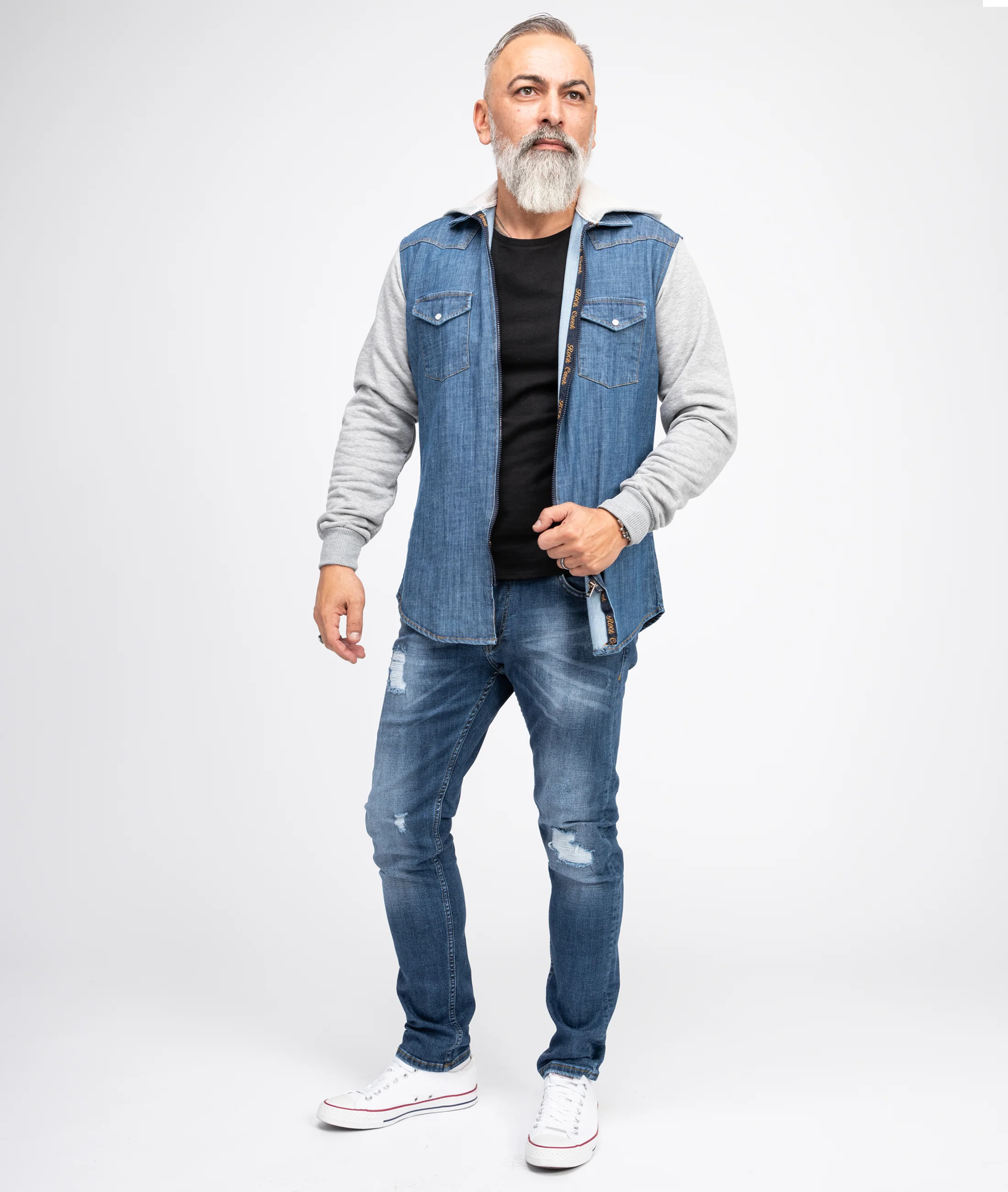 Indumentum Herren Jeans Slim Fit Blau IS-304 - Image 4