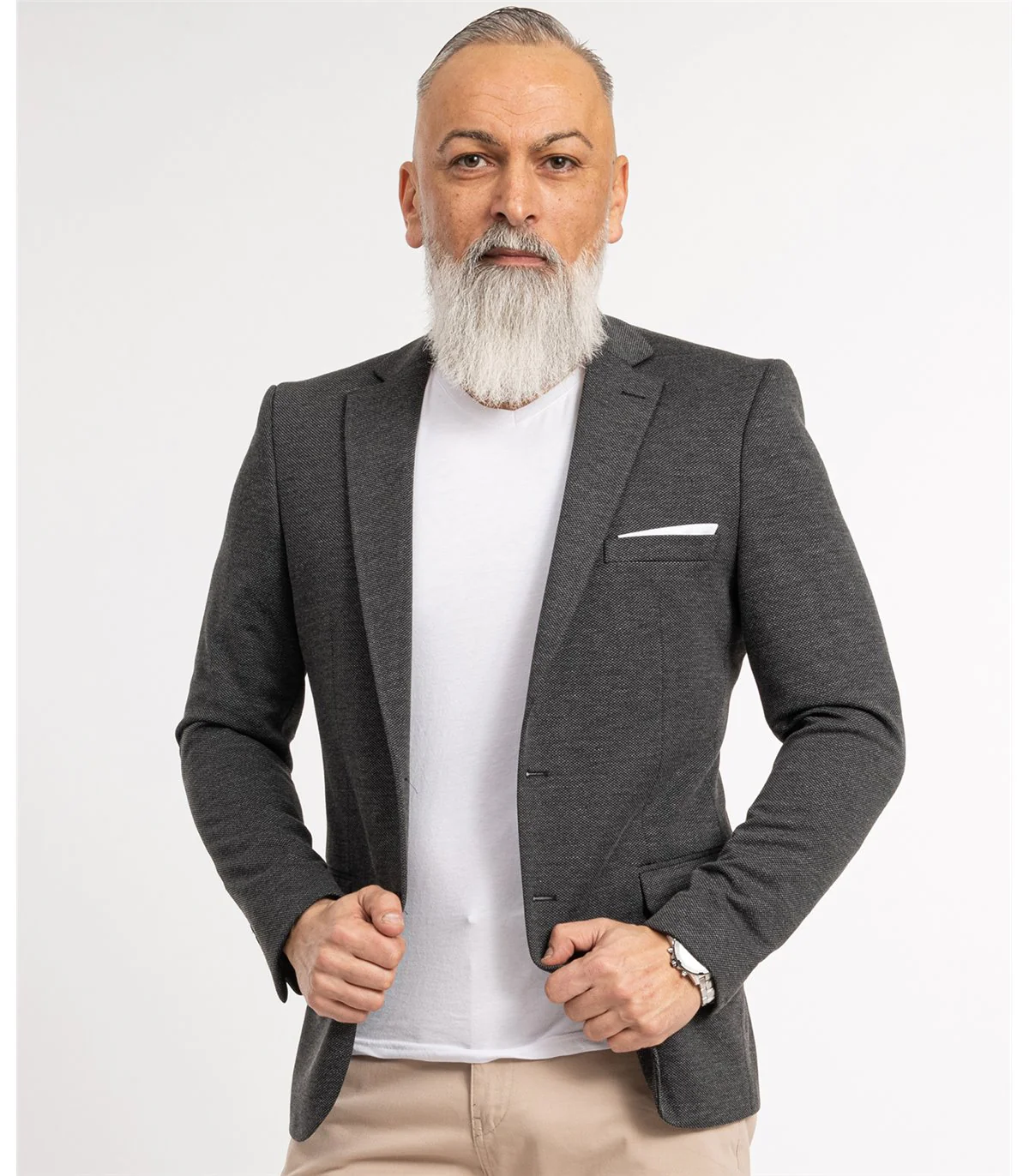 Indumentum Herren Sakko Slim Fit IJS-102 - Image 5