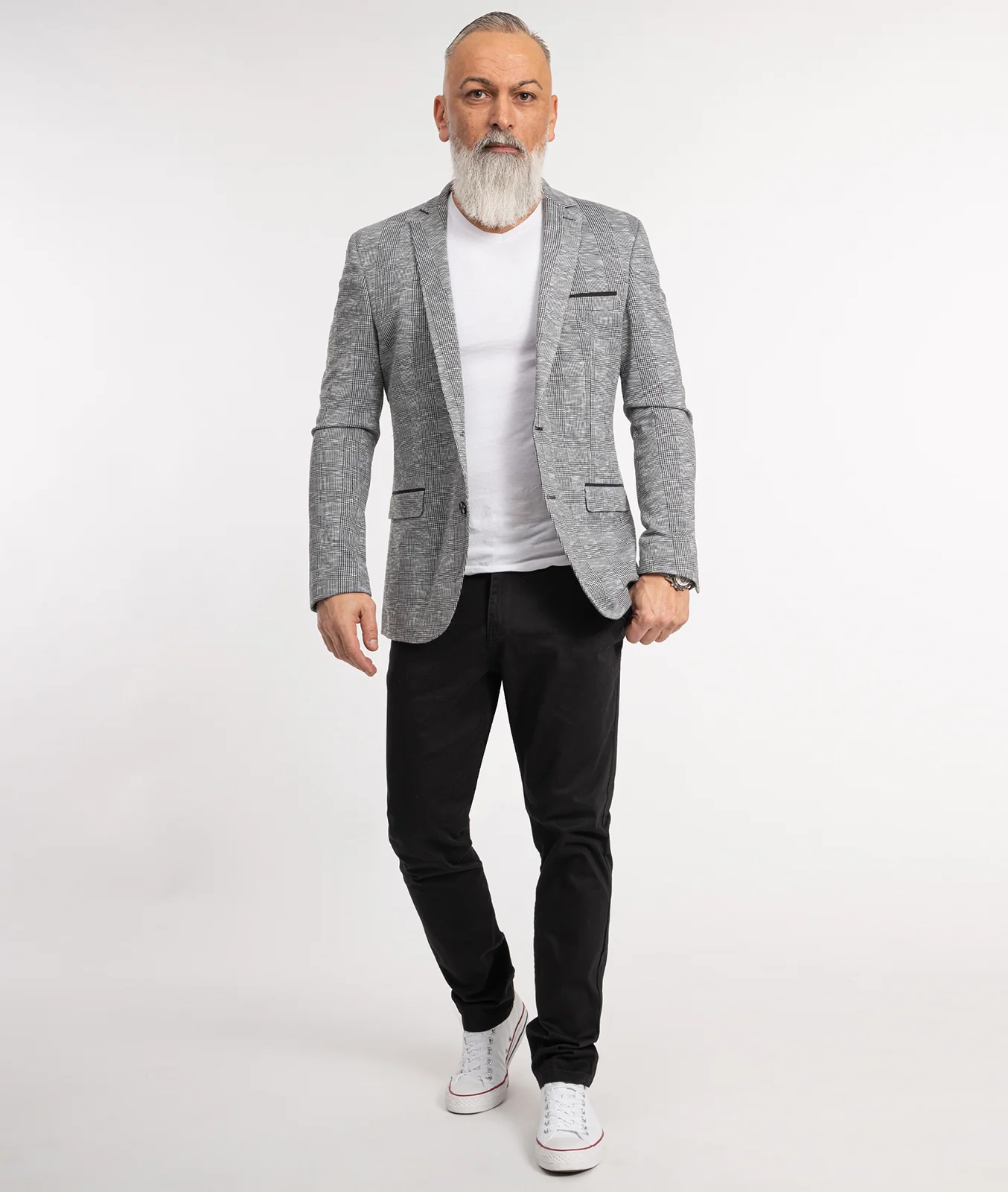Indumentum Herren Sakko Slim Fit IJS-104 - Image 6