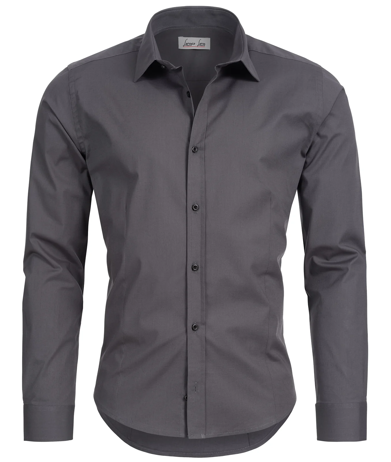 Lorenzo Loren Herren Business Hemd Kentkragen LL-200 - Image 13