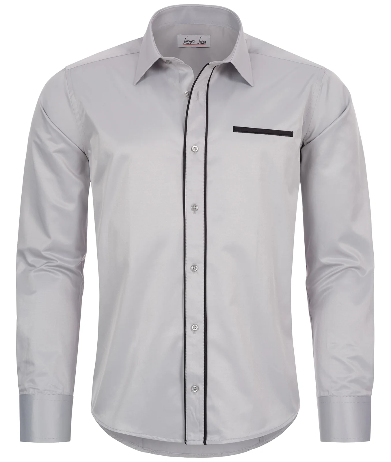 Lorenzo Loren Herren Businesshemd Kentkragen LL-202 - Image 10