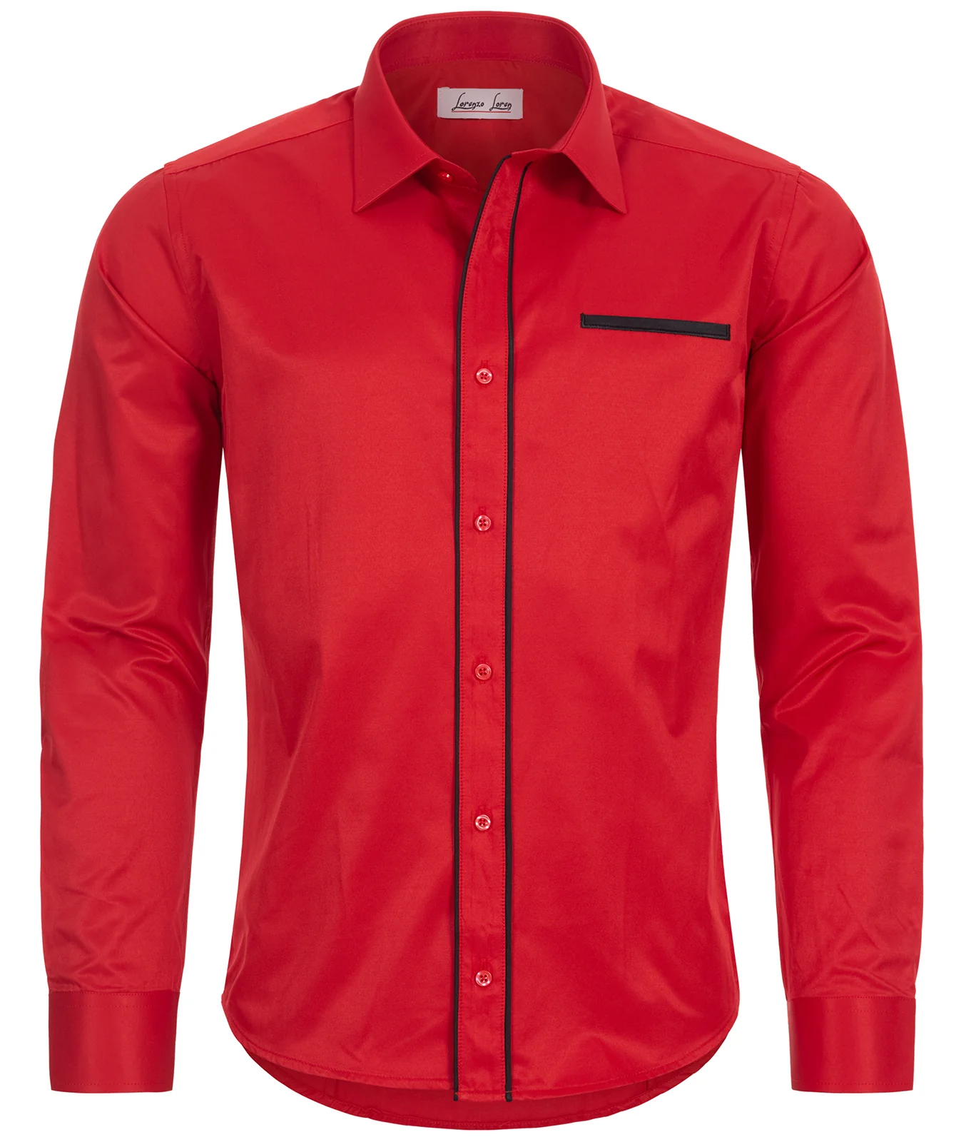Lorenzo Loren Herren Businesshemd Kentkragen LL-202 - Image 16