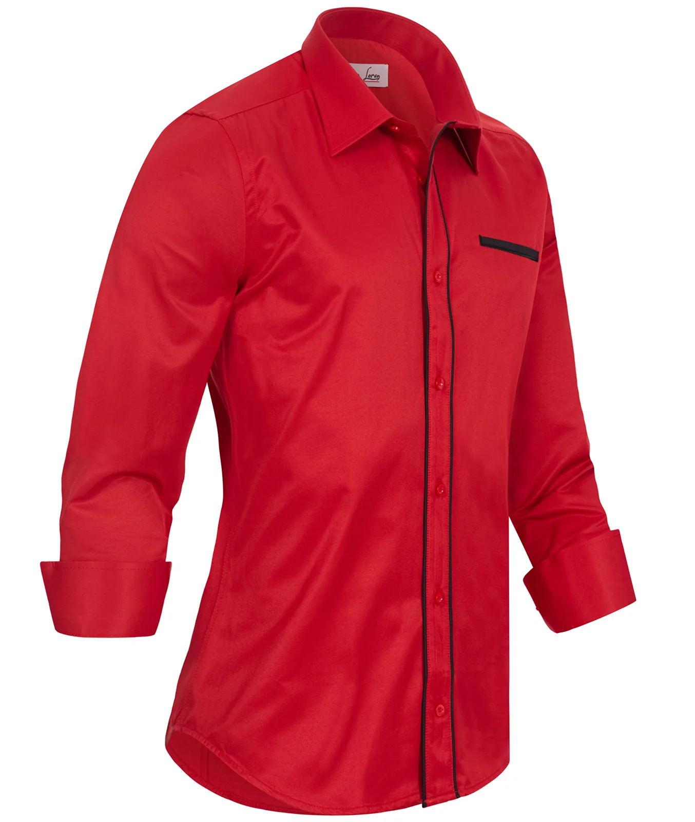 Lorenzo Loren Herren Businesshemd Kentkragen LL-202 - Image 18