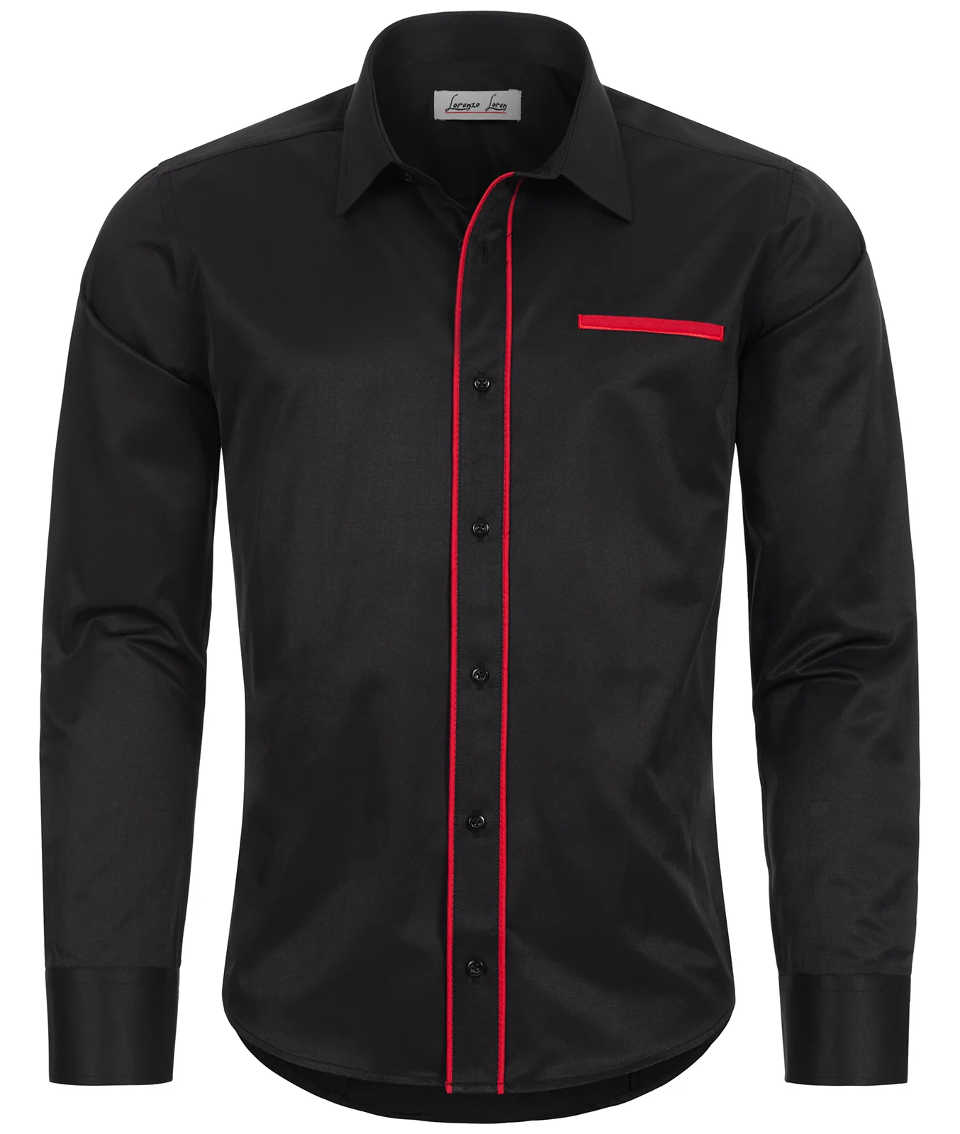 Lorenzo Loren Herren Businesshemd Kentkragen LL-202 - Image 22
