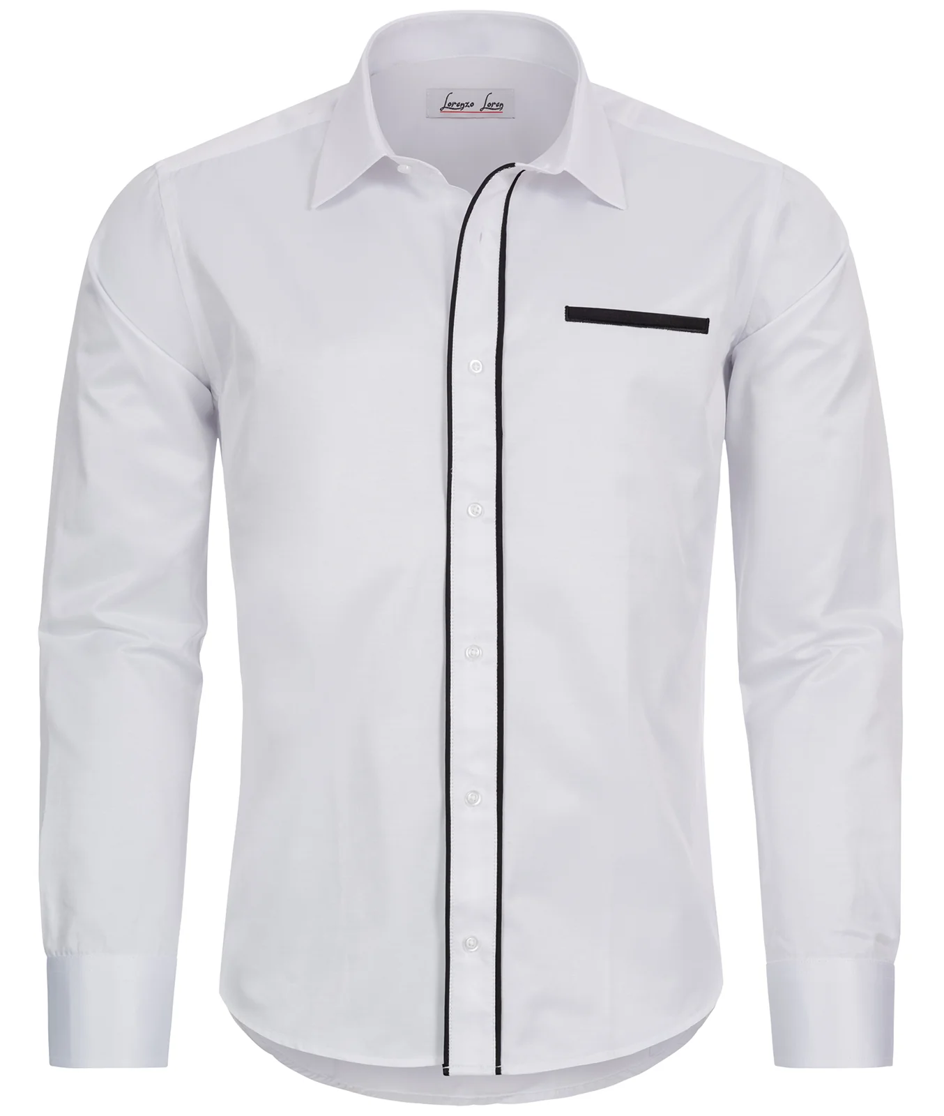 Lorenzo Loren Herren Businesshemd Kentkragen LL-202 - Image 25