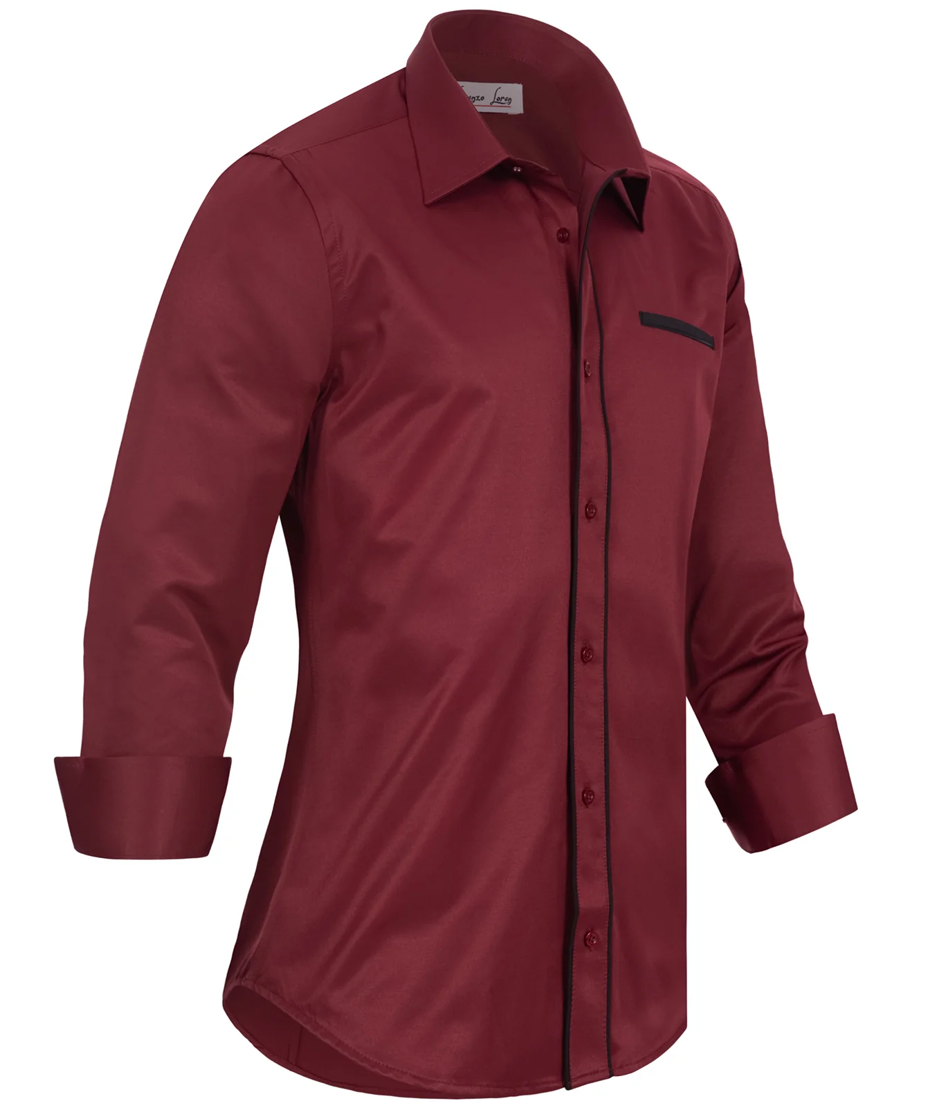 Lorenzo Loren Herren Businesshemd Kentkragen LL-202 - Image 3