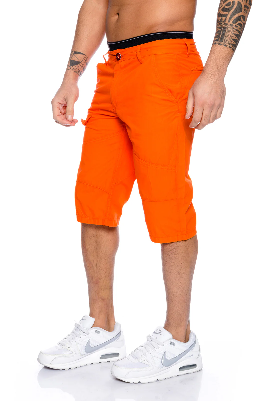 Lorenzo Loren Herren Cargo Shorts Bermuda LL-400 - Image 11