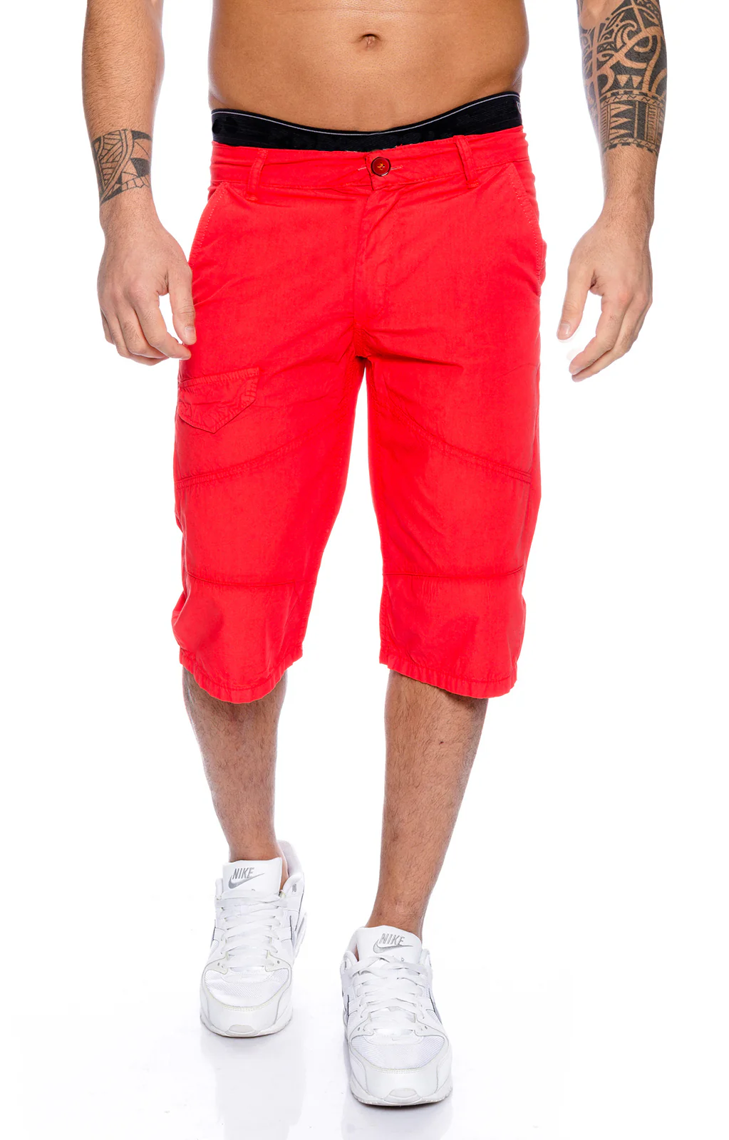Lorenzo Loren Herren Cargo Shorts Bermuda LL-400 - Image 13