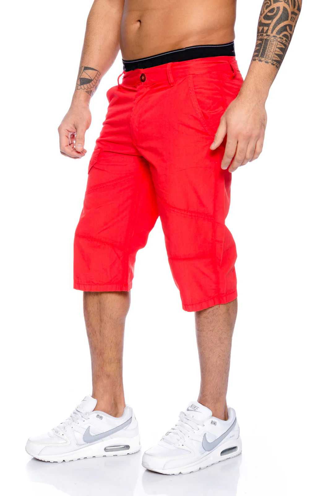Lorenzo Loren Herren Cargo Shorts Bermuda LL-400 - Image 14