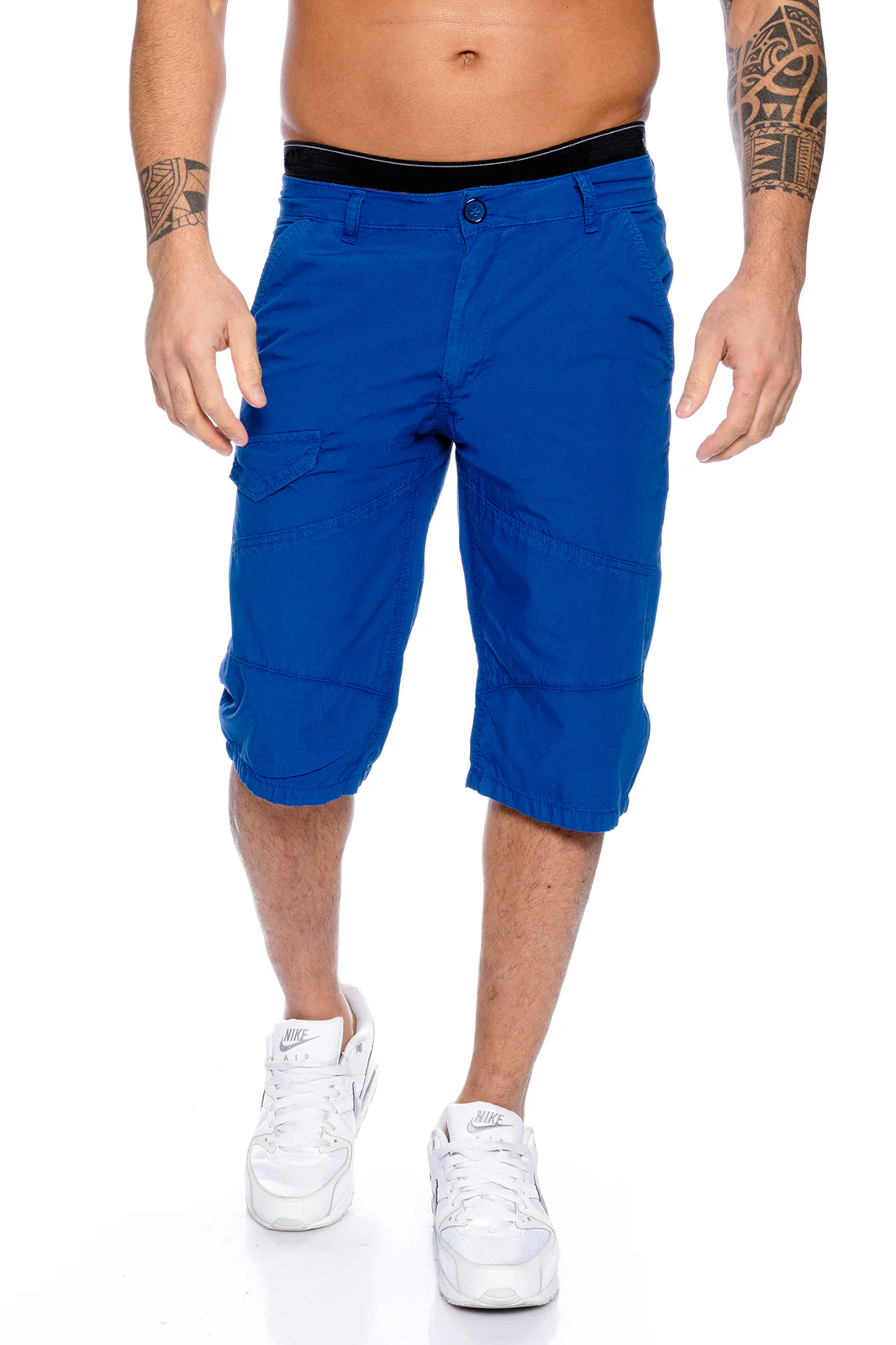 Lorenzo Loren Herren Cargo Shorts Bermuda LL-400 - Image 16