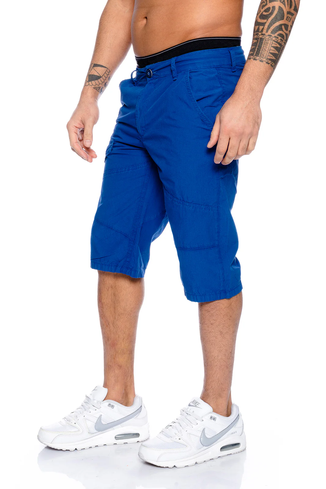 Lorenzo Loren Herren Cargo Shorts Bermuda LL-400 - Image 17