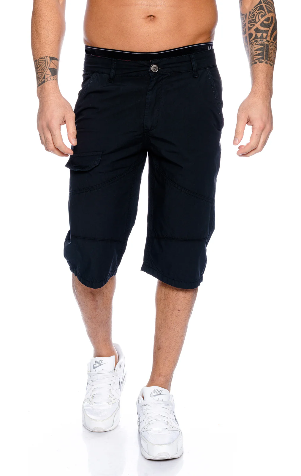 Lorenzo Loren Herren Cargo Shorts Bermuda LL-400 - Image 19