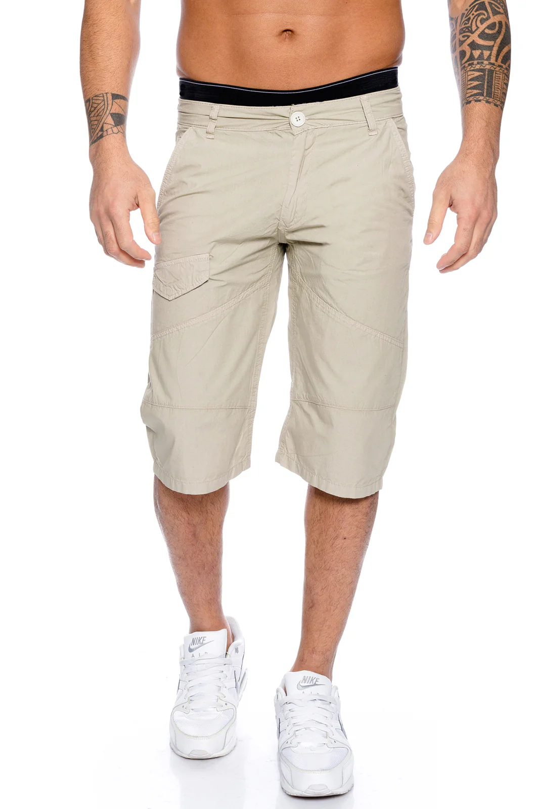 Lorenzo Loren Herren Cargo Shorts Bermuda LL-400 - Image 4