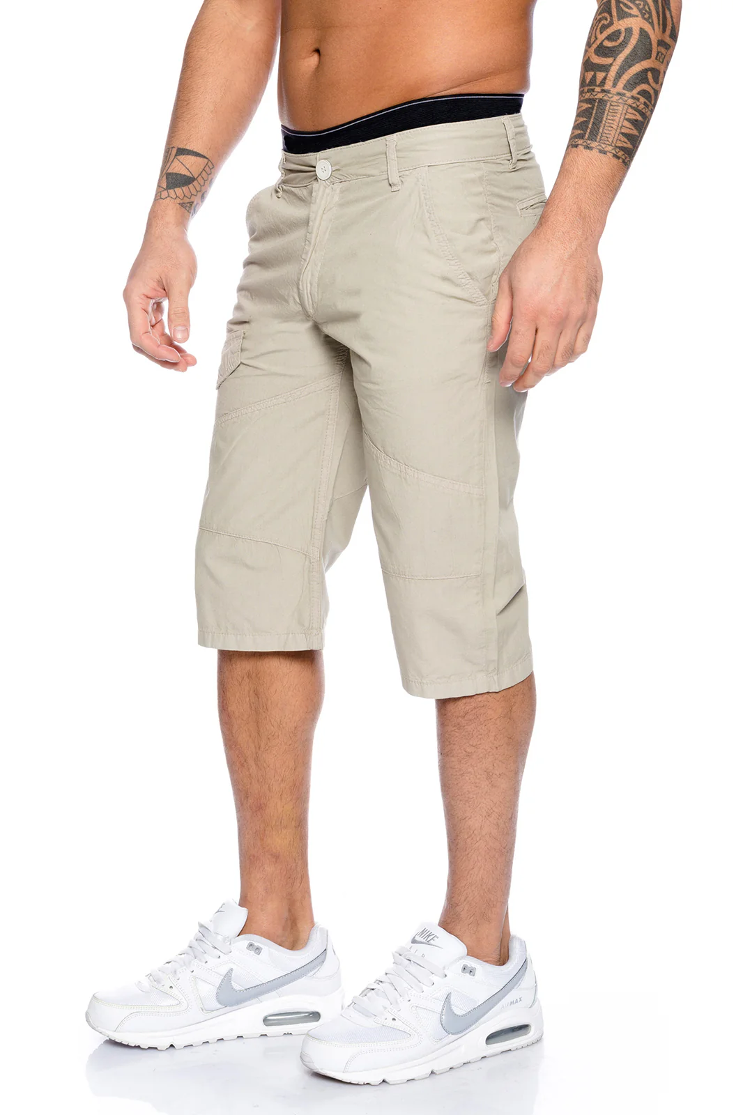 Lorenzo Loren Herren Cargo Shorts Bermuda LL-400 - Image 5