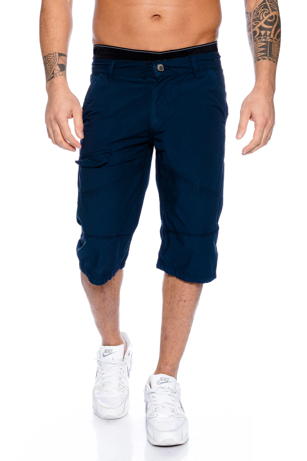 Lorenzo Loren Herren Cargo Shorts Bermuda LL-400 - Image 7