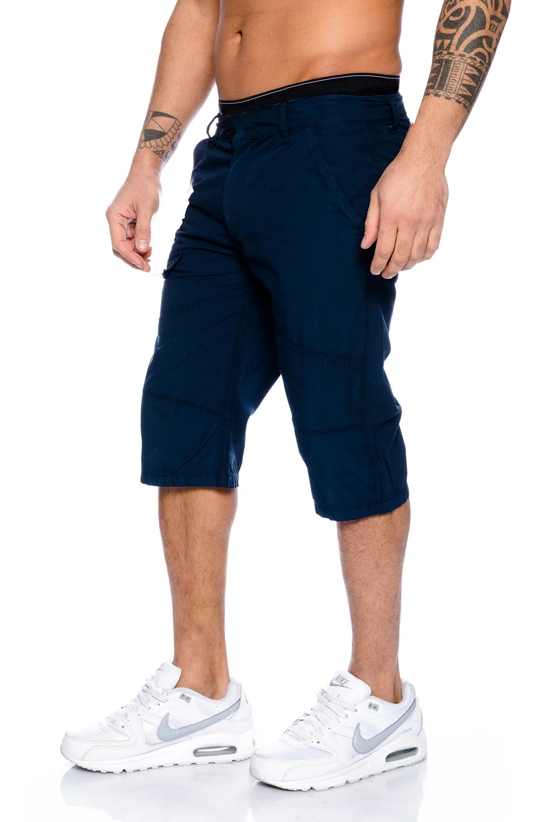 Lorenzo Loren Herren Cargo Shorts Bermuda LL-400 - Image 8