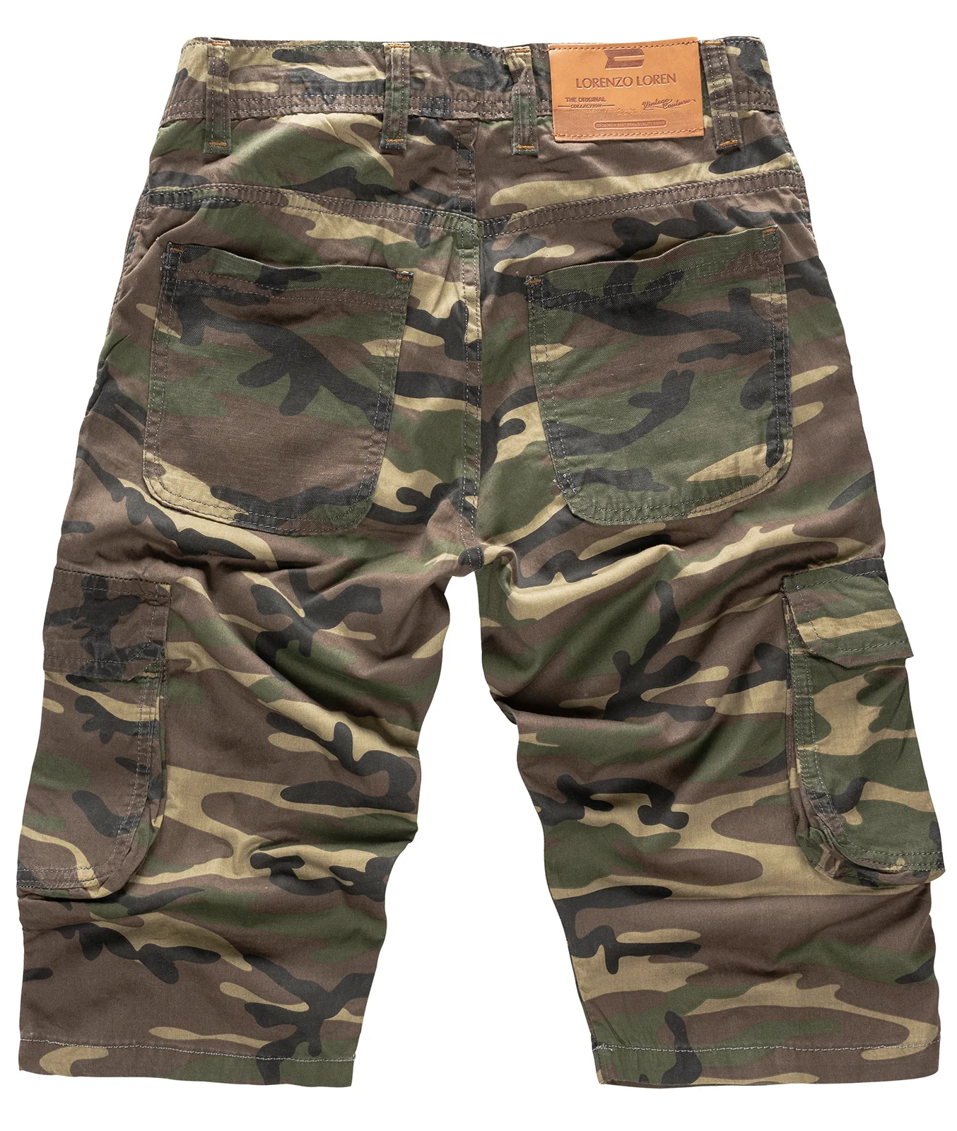 Lorenzo Loren Herren Cargoshorts Camouflage LL-391 - Image 2
