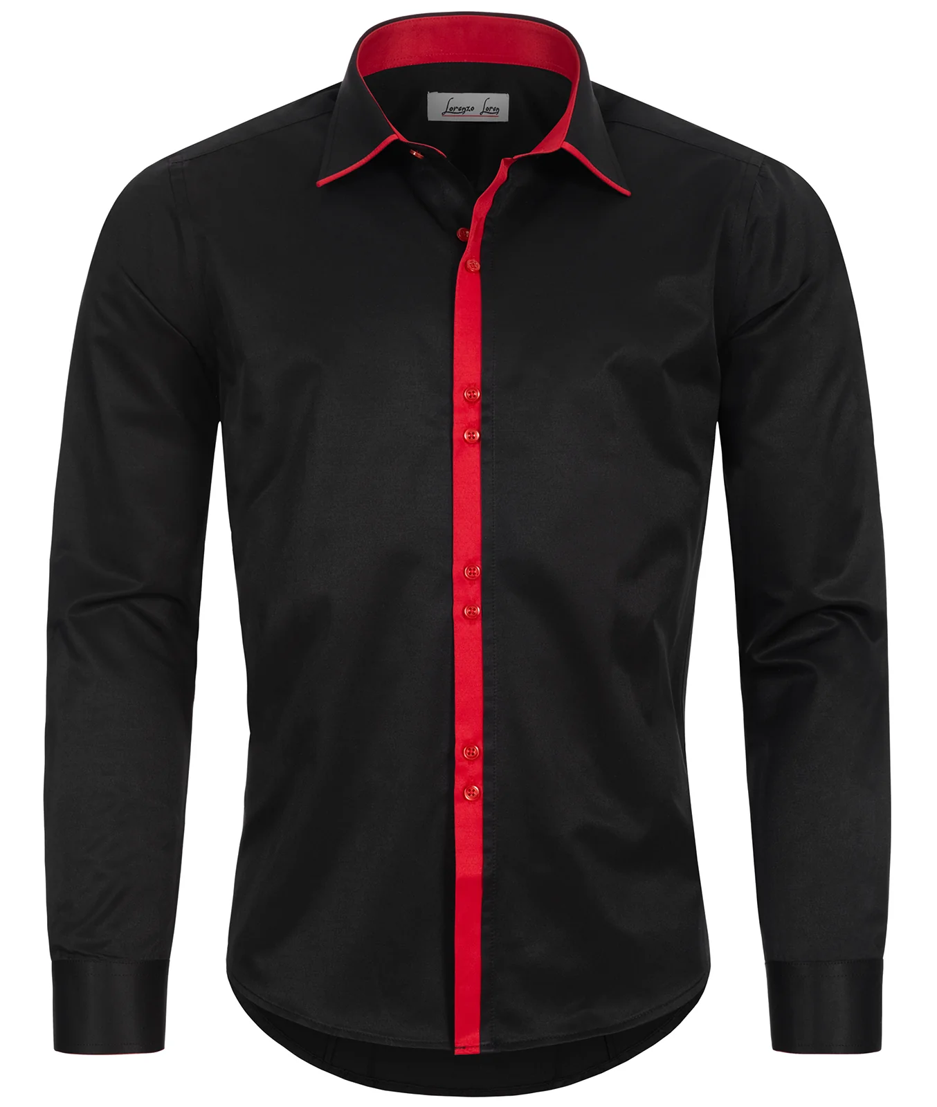 Lorenzo Loren Herren Hemd Kentkragen LL-201 - Image 22