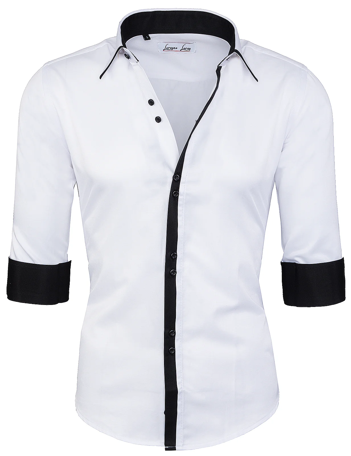 Lorenzo Loren Herren Hemd Kentkragen LL-201 - Image 25